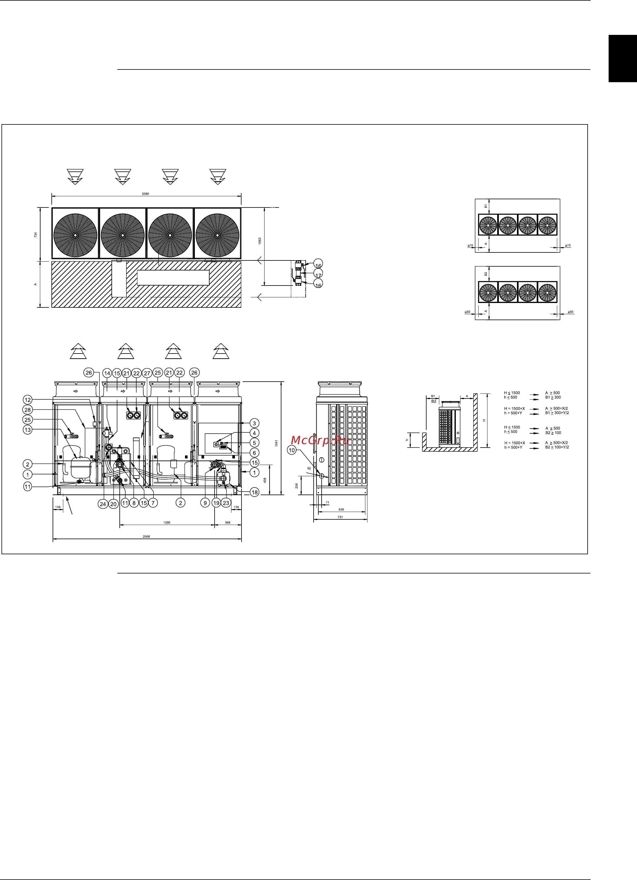 Daikin EUWAN5KAZW1 [71/215] Outlook drawing euwab20 24kazw1 euwyb20 24kazw1
