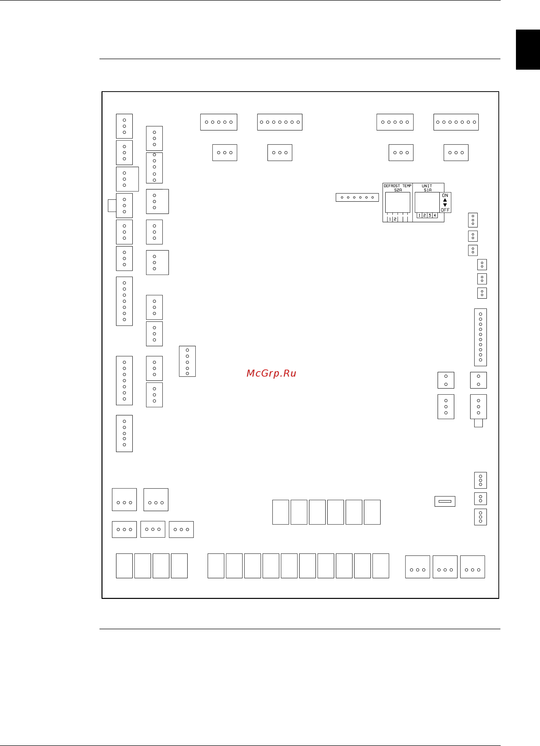 Daikin EUWAN5KAZW1 [85/215] Pcb layout of the euwa 5 24kazw1 and euwy 5 24kazw1