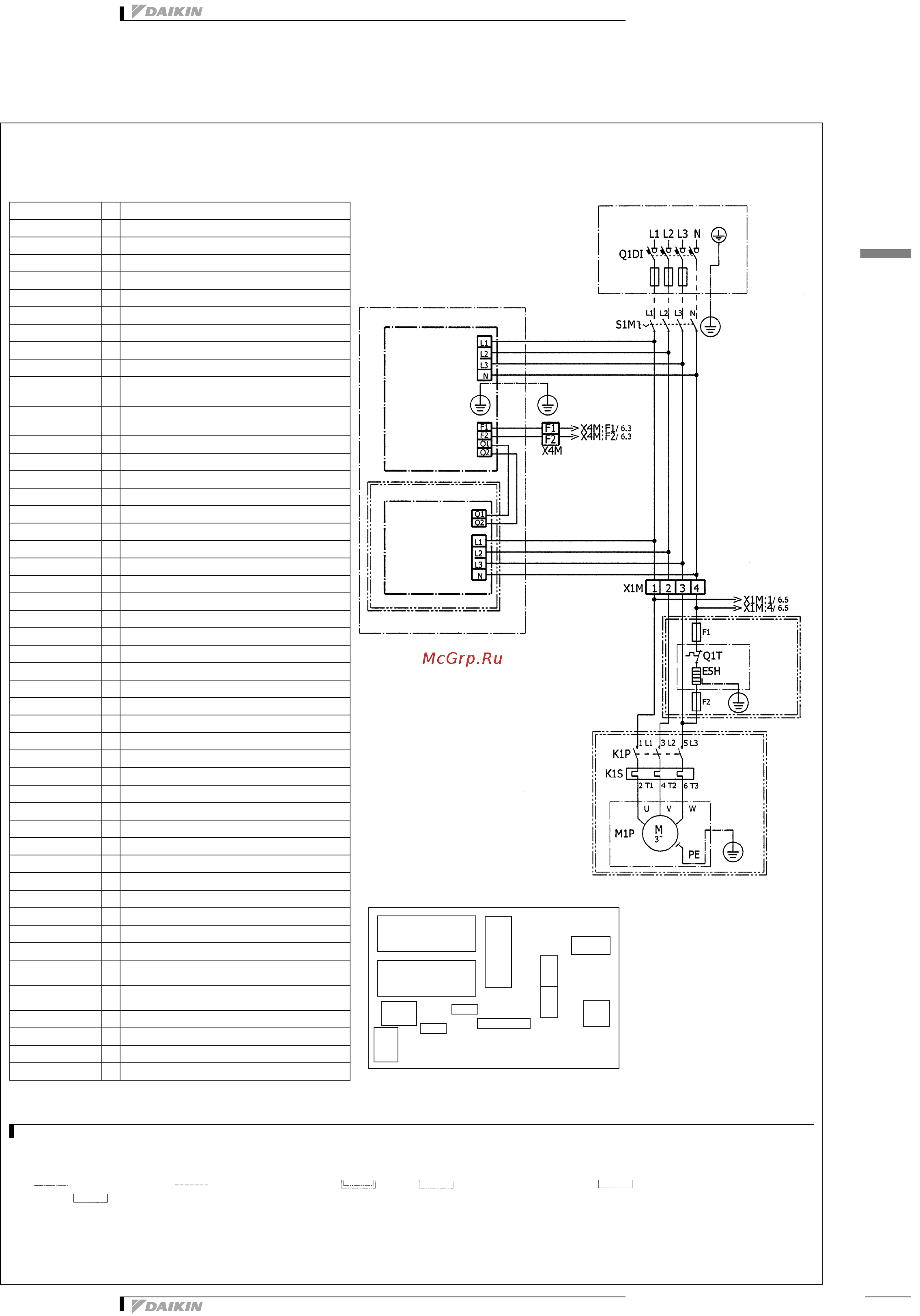 Daikin EWYQ025BAWN [27/34] Монтажные схемы