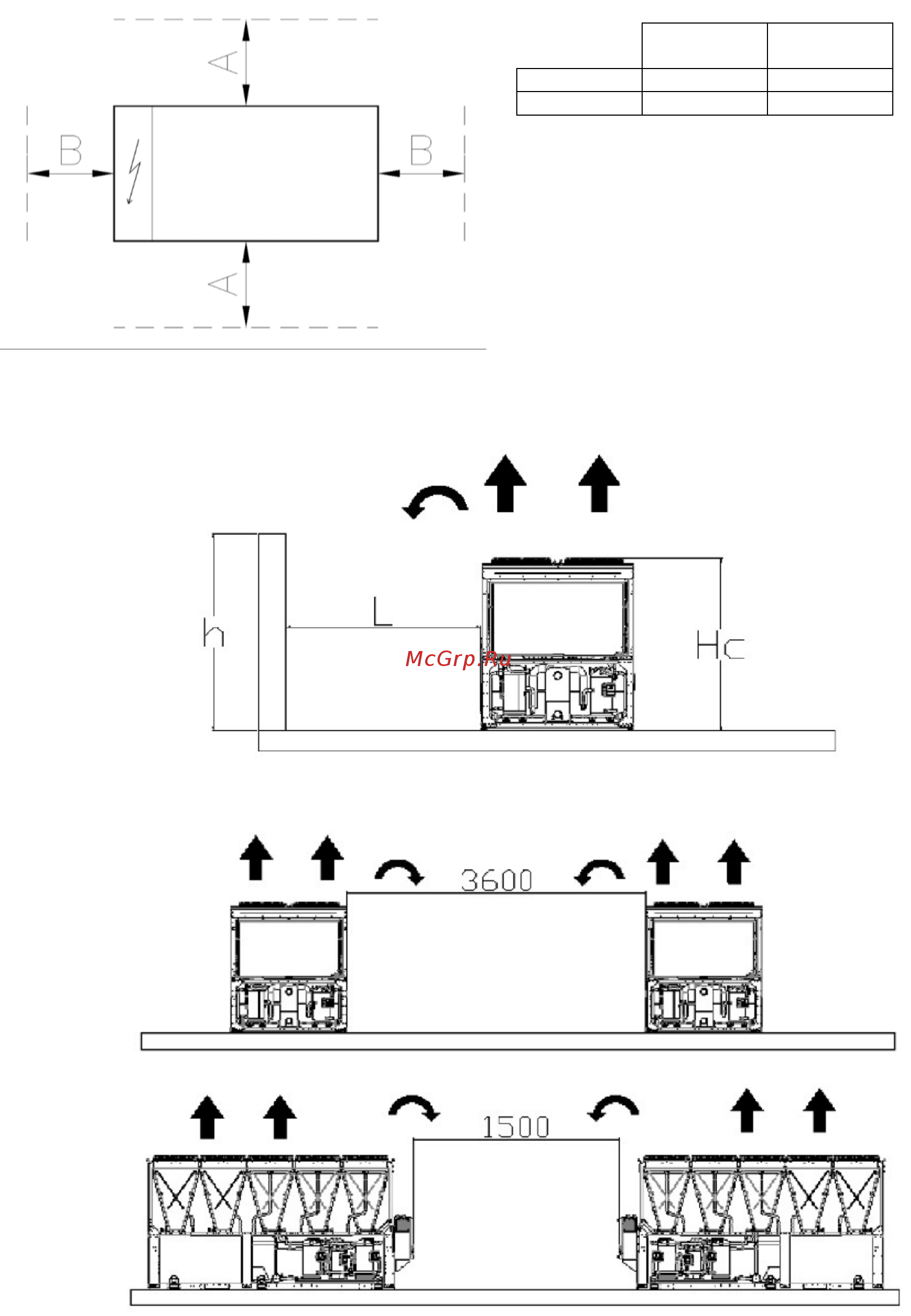 Daikin EWAT570B-SSA2 Инструкция по монтажу онлайн [11/34] 535579