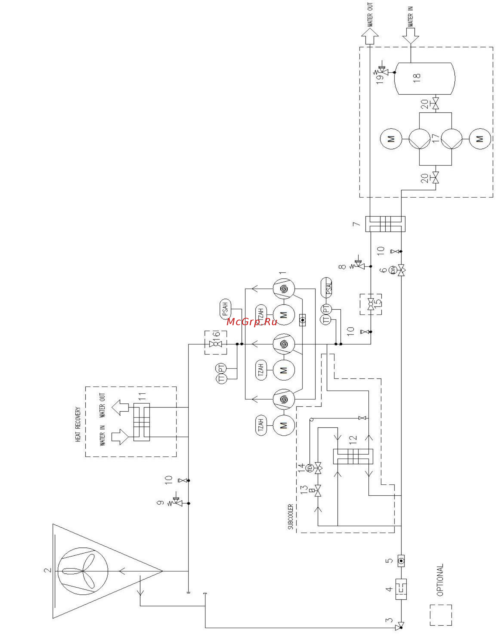 Daikin EWAT205B-SSA2 Инструкция по монтажу онлайн [28/34] 535460