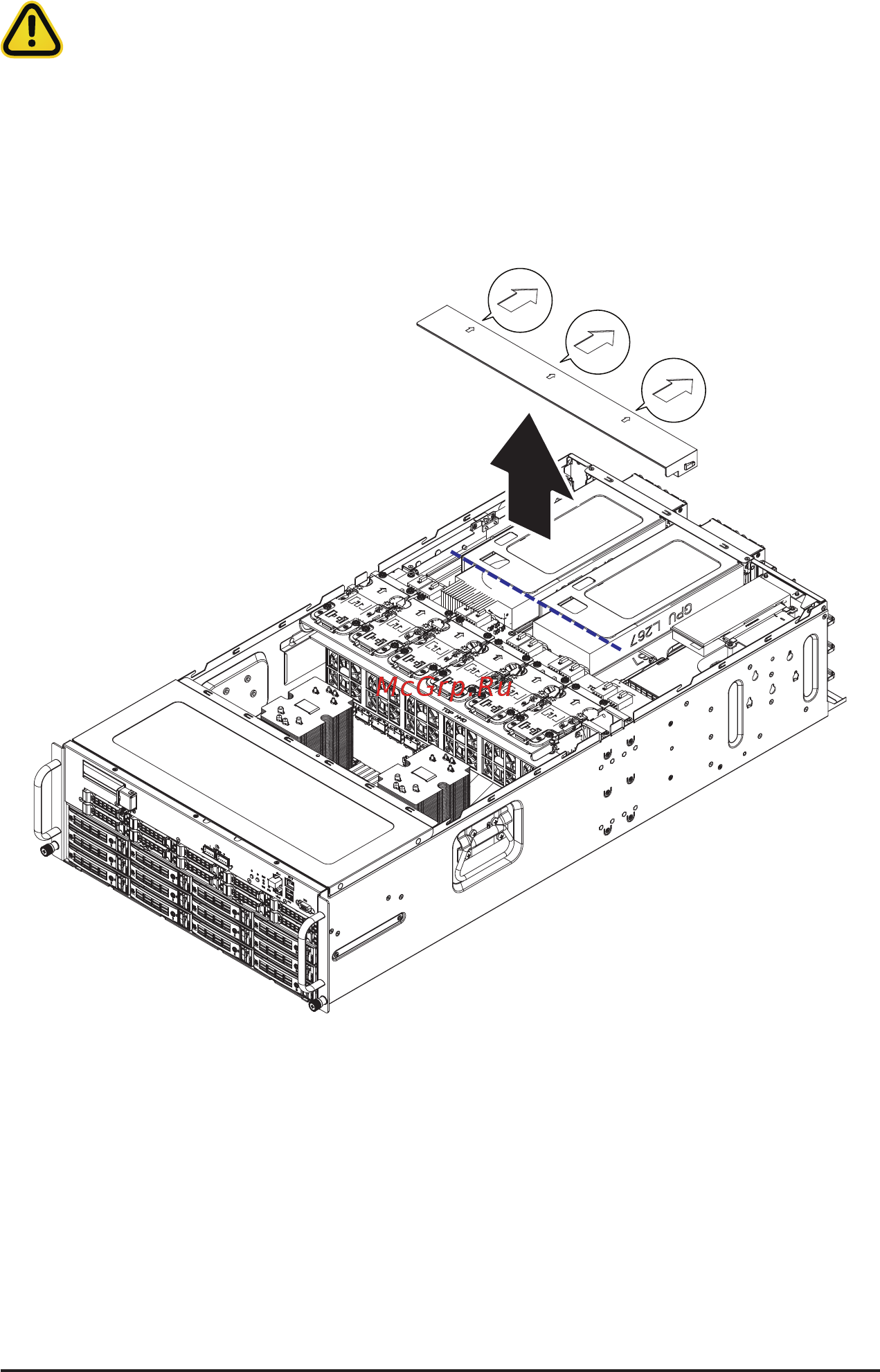 Gigabyte G481-HA0 (rev. 200) [25/124] 2 removing and installing the air duct