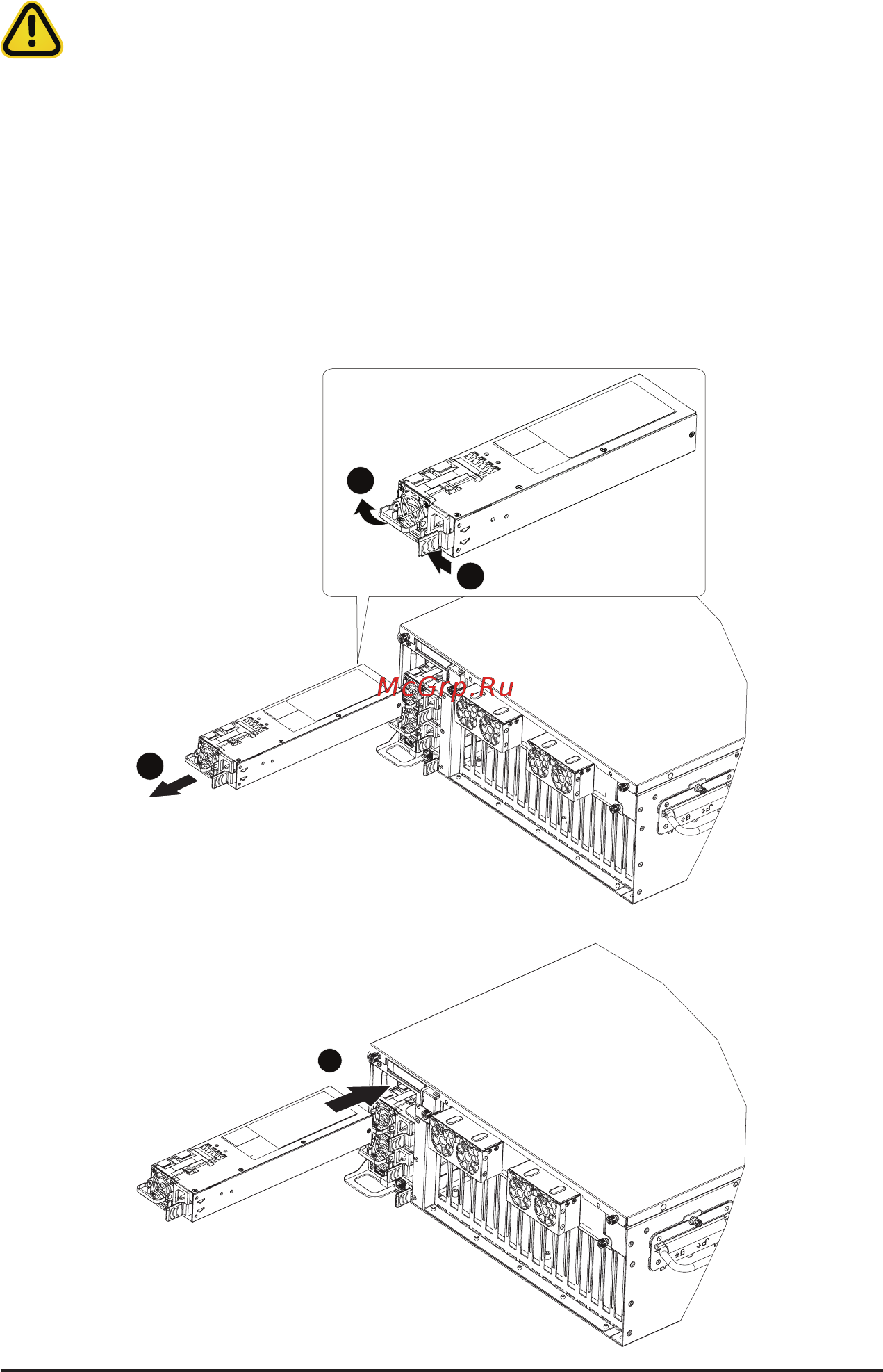 Gigabyte G481-HA0 (rev. 200) [44/124] 13 replacing the power supply