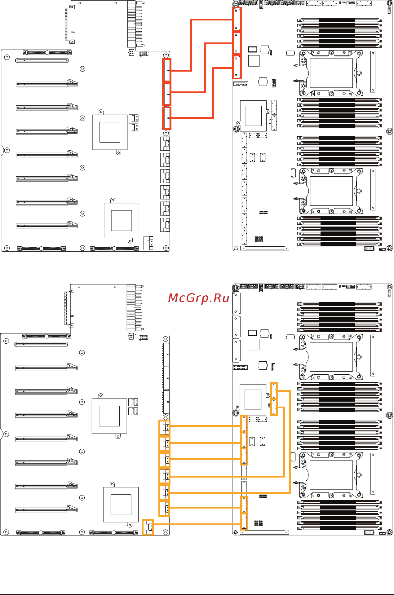 Gigabyte G481-HA0 (rev. 200) [46/124] 15 cable connections