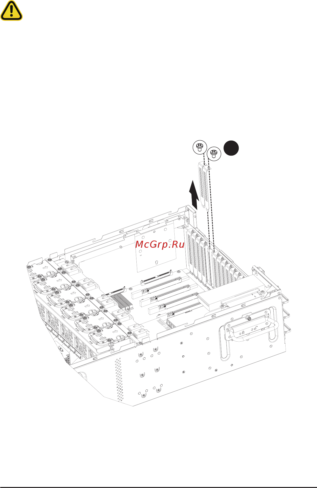 Gigabyte G481-H81 (rev. 100) [25/120] 2 installing the pcie card