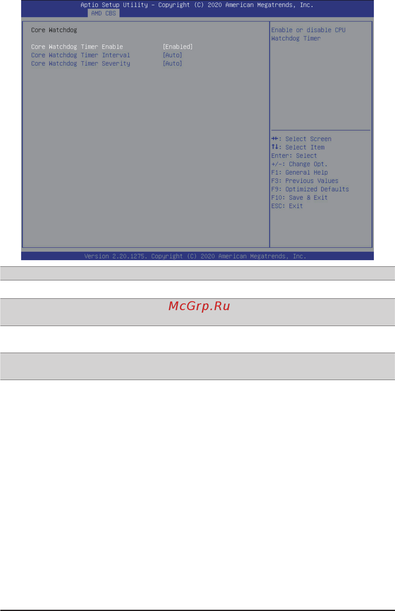 Gigabyte H262-Z6B (rev. 100) [101/172] 3 1 3 core watchdog