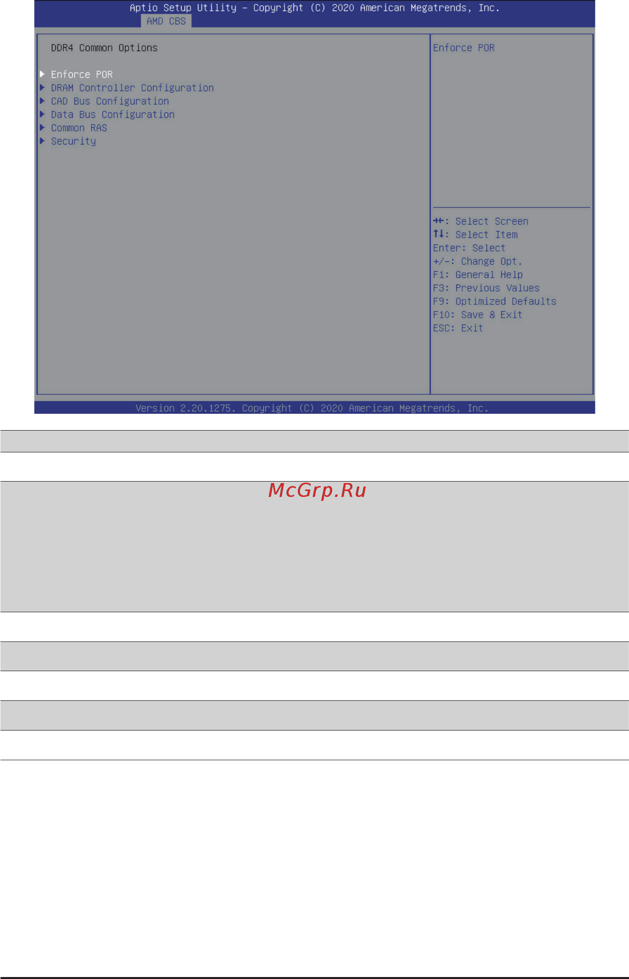 Gigabyte H262-Z6B (rev. 100) [108/172] 3 3 1 ddr4 common options