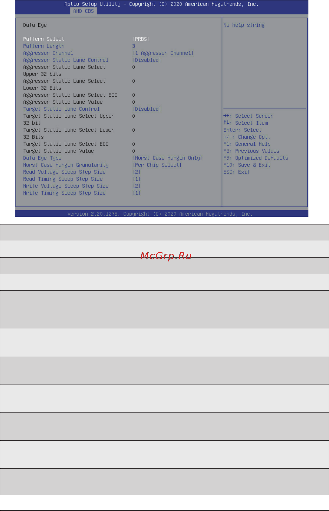 Gigabyte H262-Z6B (rev. 100) [118/172] 3 3 4 1 data eye