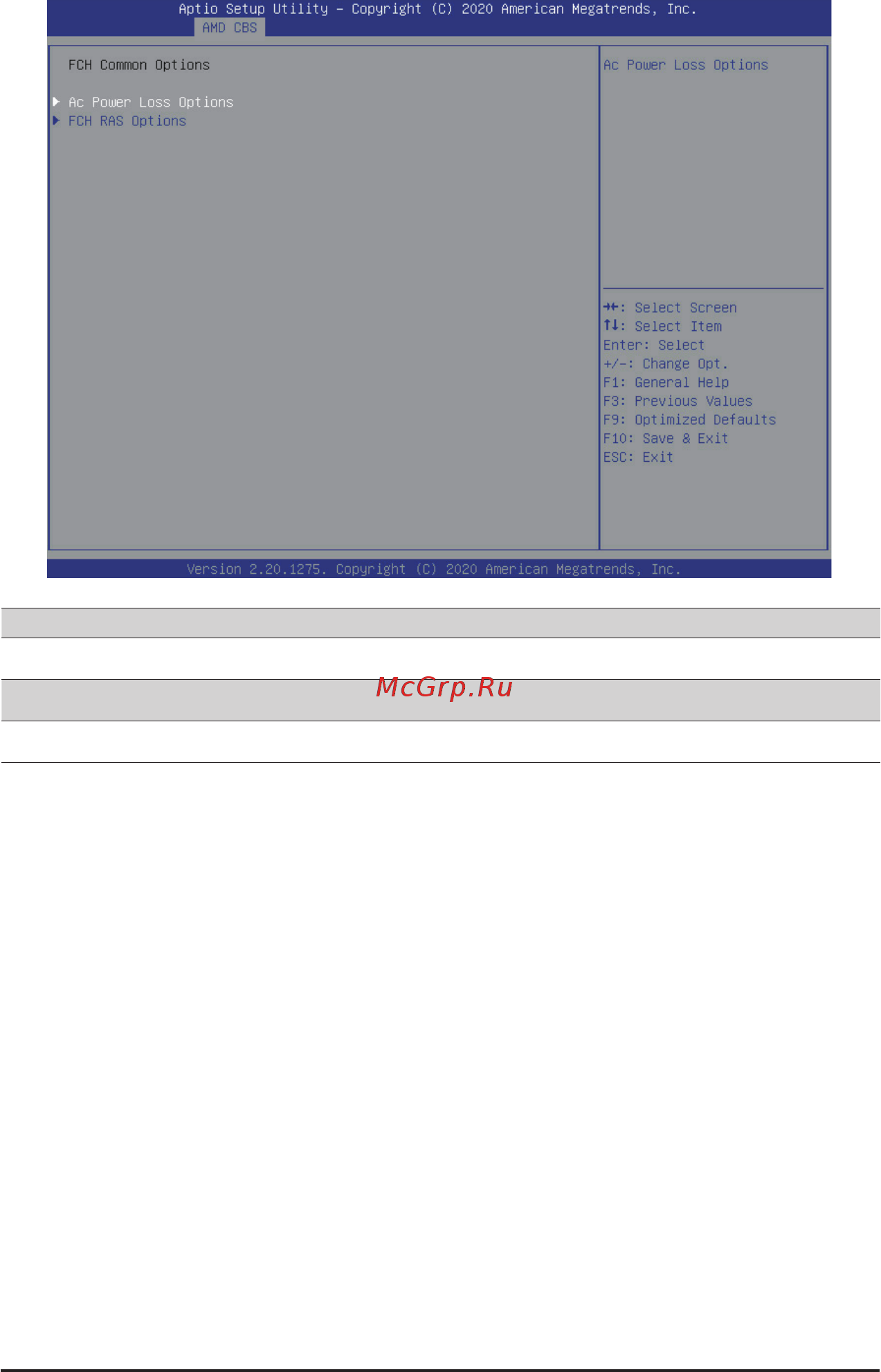 Gigabyte H262-Z6B (rev. 100) [126/172] 3 5 fch common options