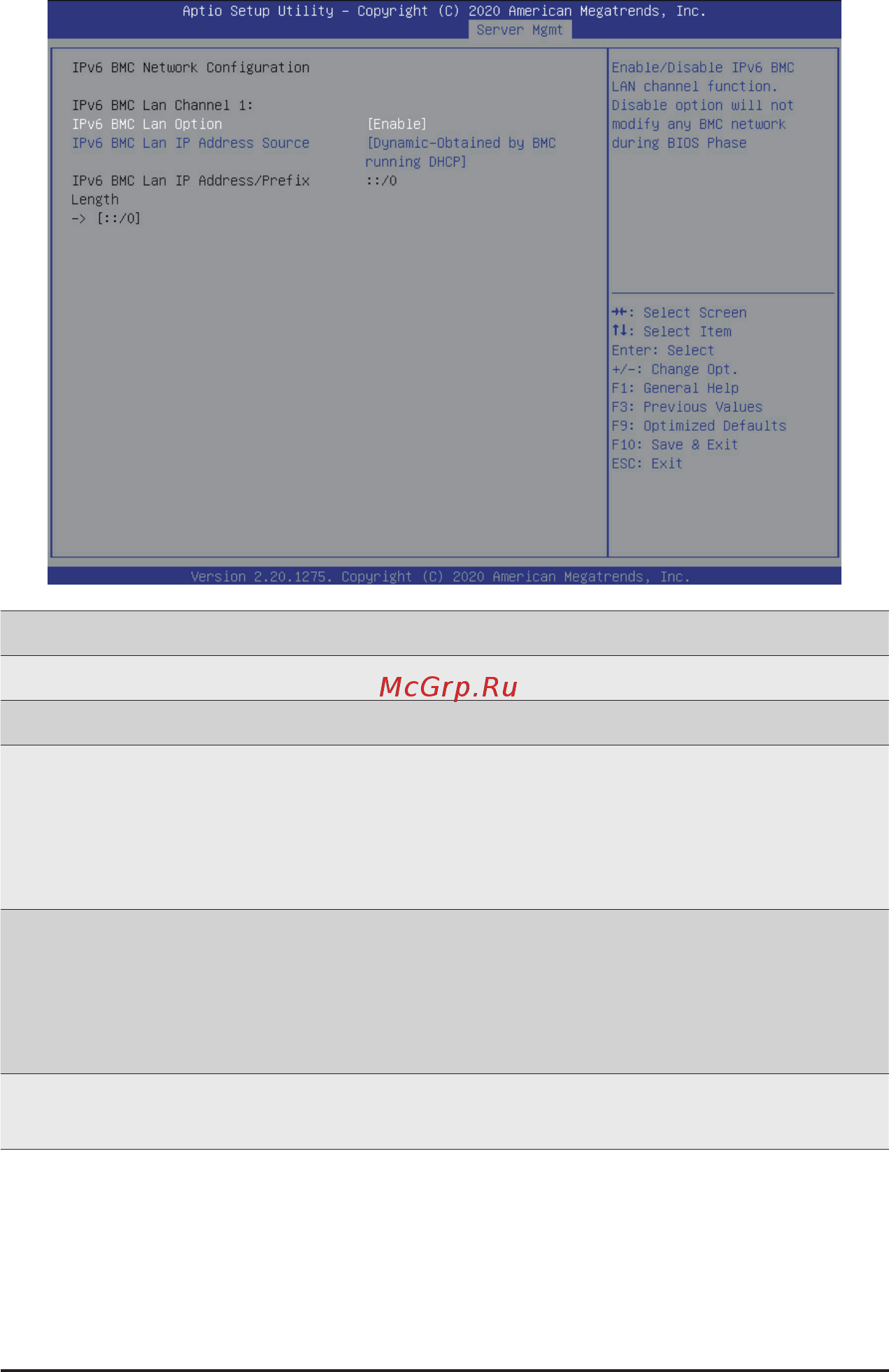 Gigabyte H262-Z6B (rev. 100) [141/172] 6 4 ipv6 bmc network configuration