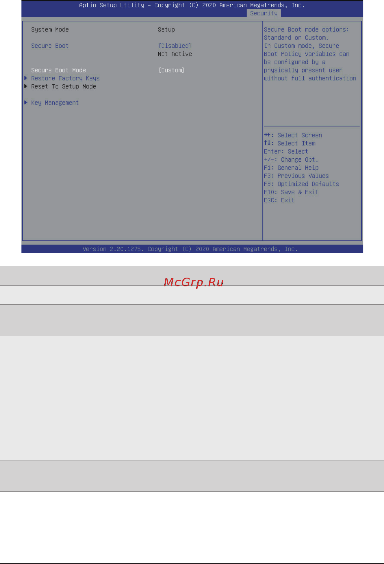 Gigabyte H262-Z6B (rev. 100) [143/172] 7 1 secure boot