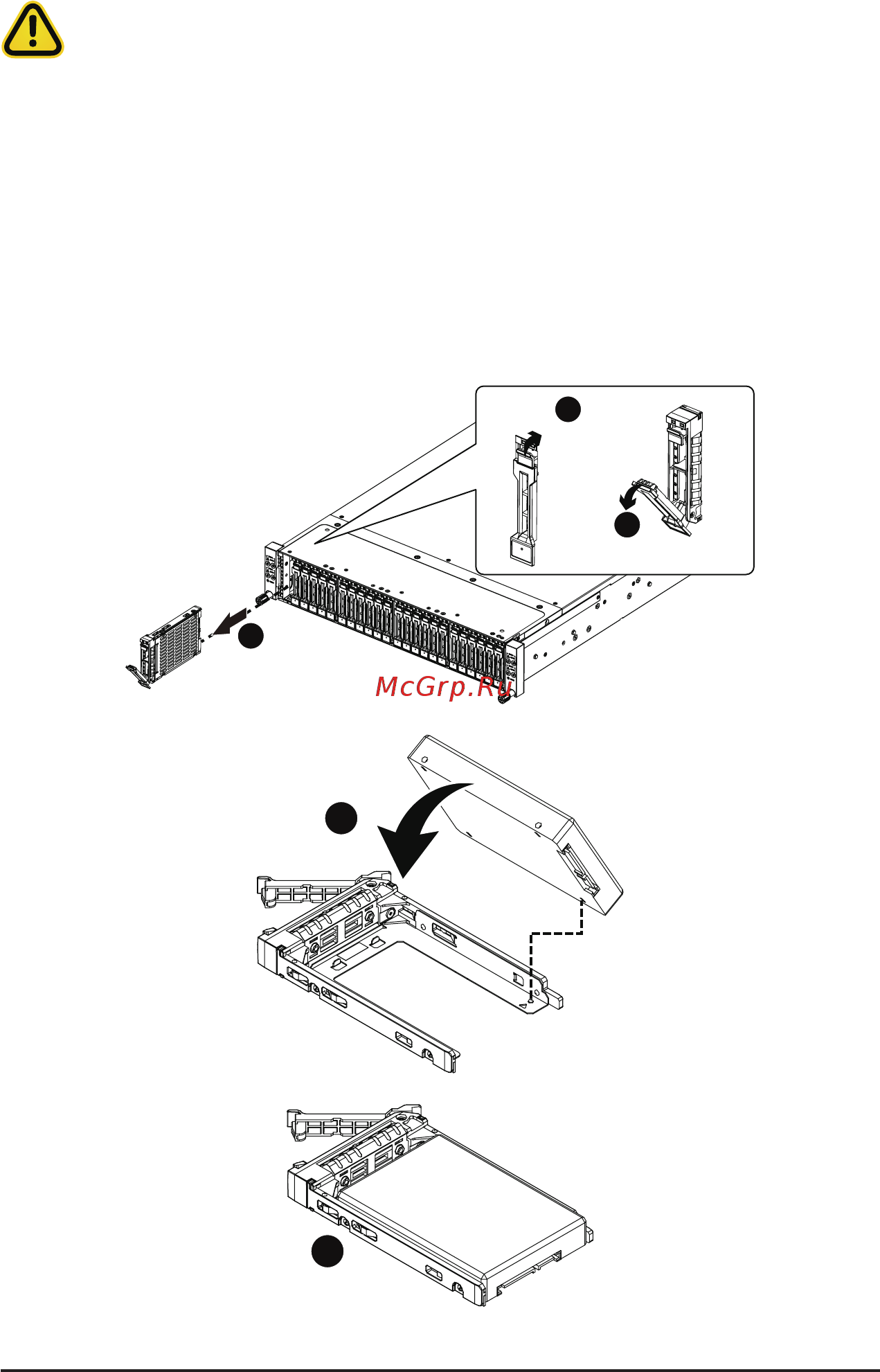 Gigabyte H262-Z6B (rev. 100) [26/172] 1 installing the hard disk drive