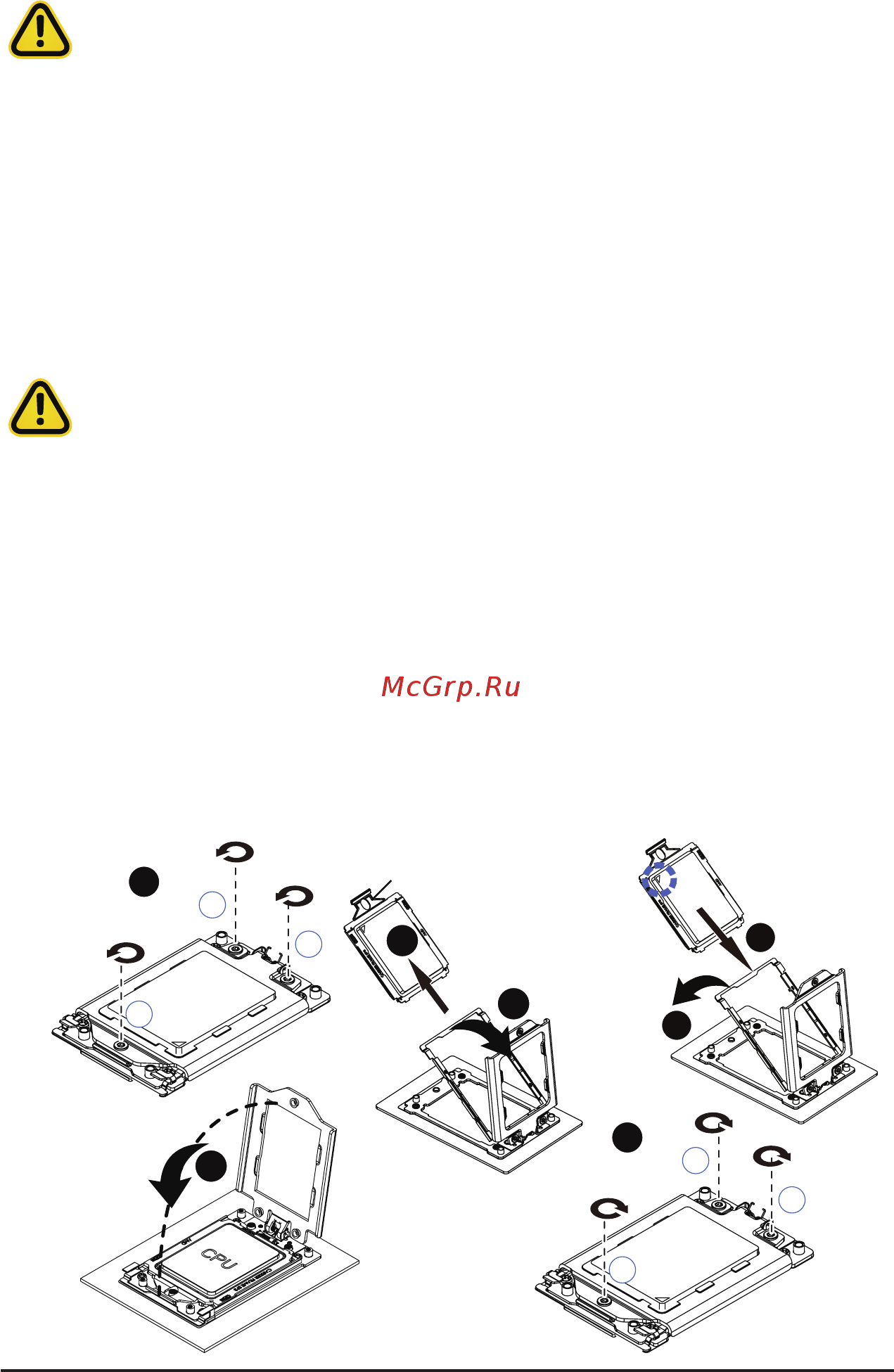 Gigabyte H262-Z6B (rev. 100) [32/172] 6 installing the cpu