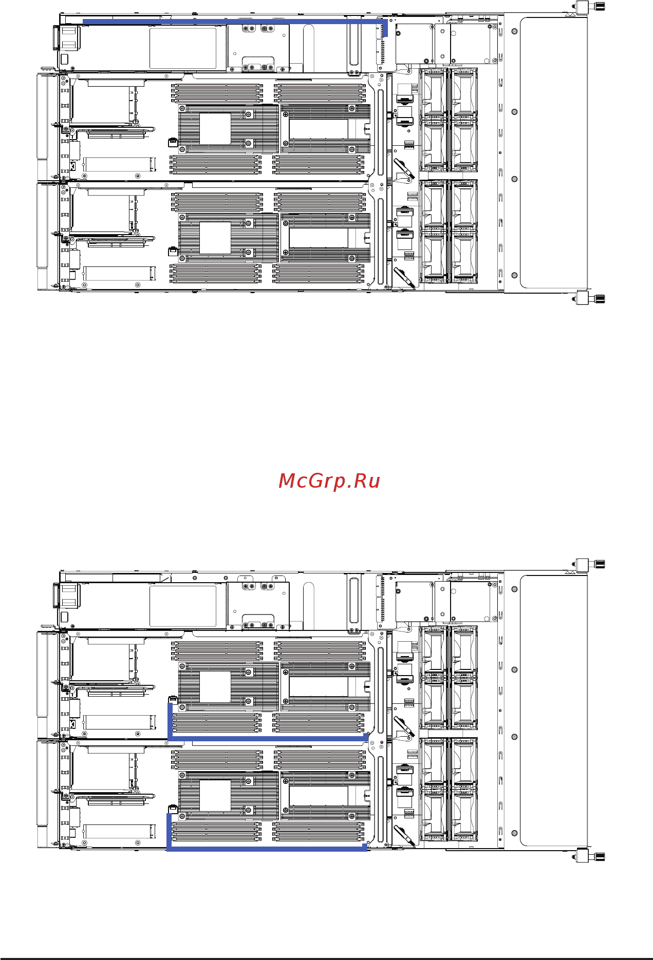 Gigabyte H262-Z6B (rev. 100) [50/172] On board sata to hdd back plane board cable