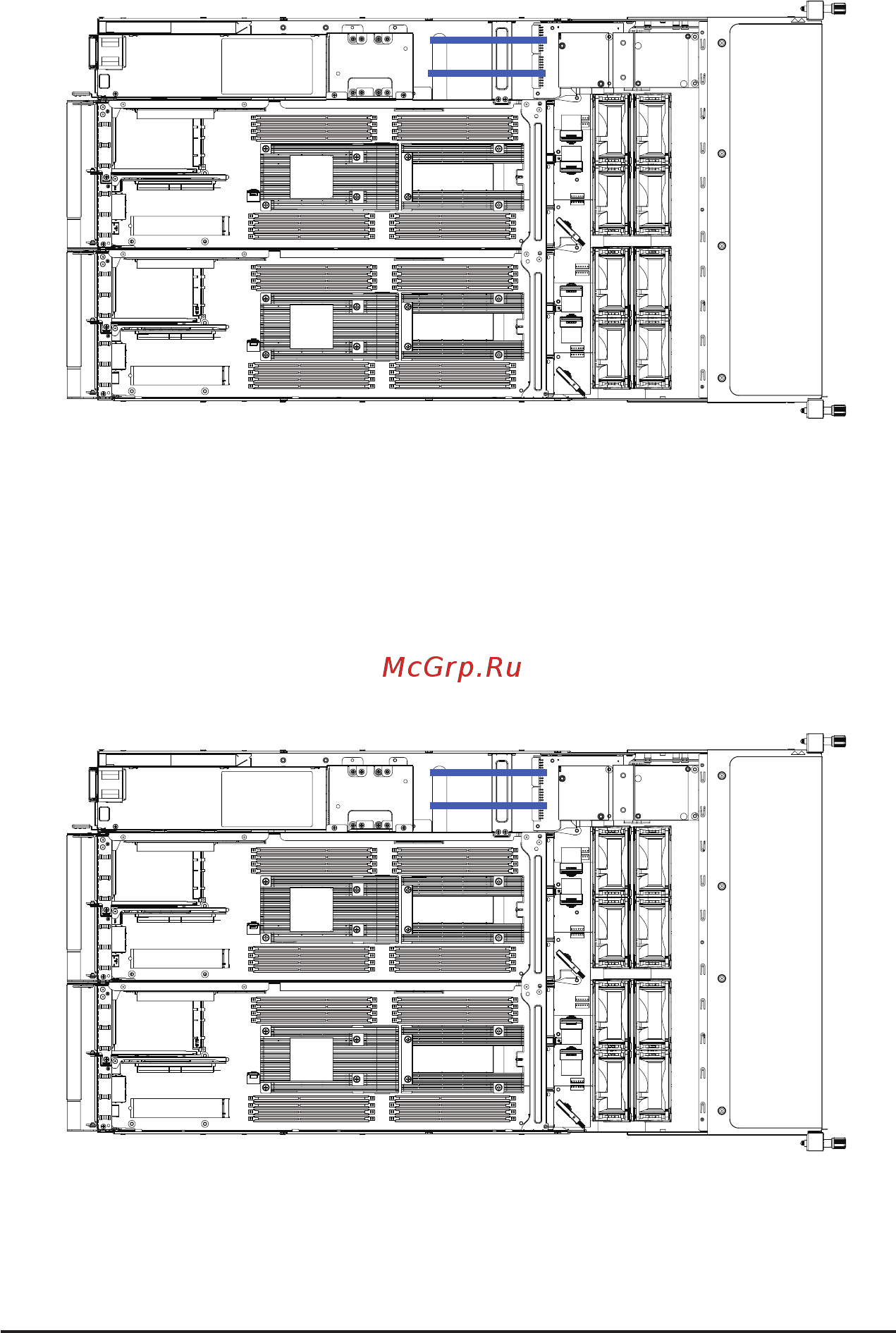 Gigabyte H262-Z6B (rev. 100) [52/172] Power distribution board to middle boardcable top