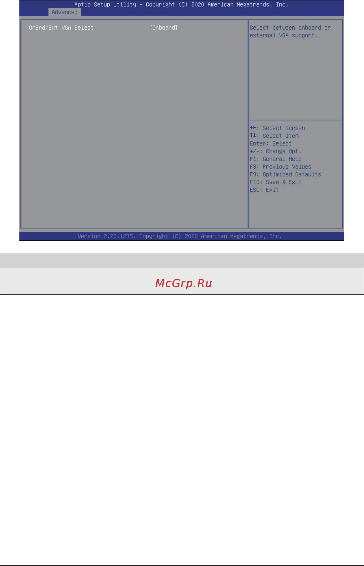 Gigabyte H262-Z6B (rev. 100) [67/172] 2 3 legacy video select