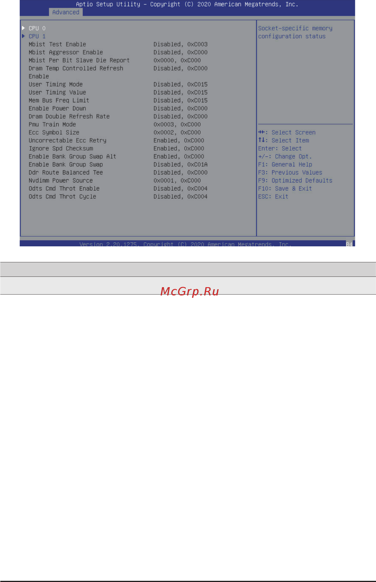 Gigabyte H262-Z6B (rev. 100) [87/172] 2 16 amd mem configuration status