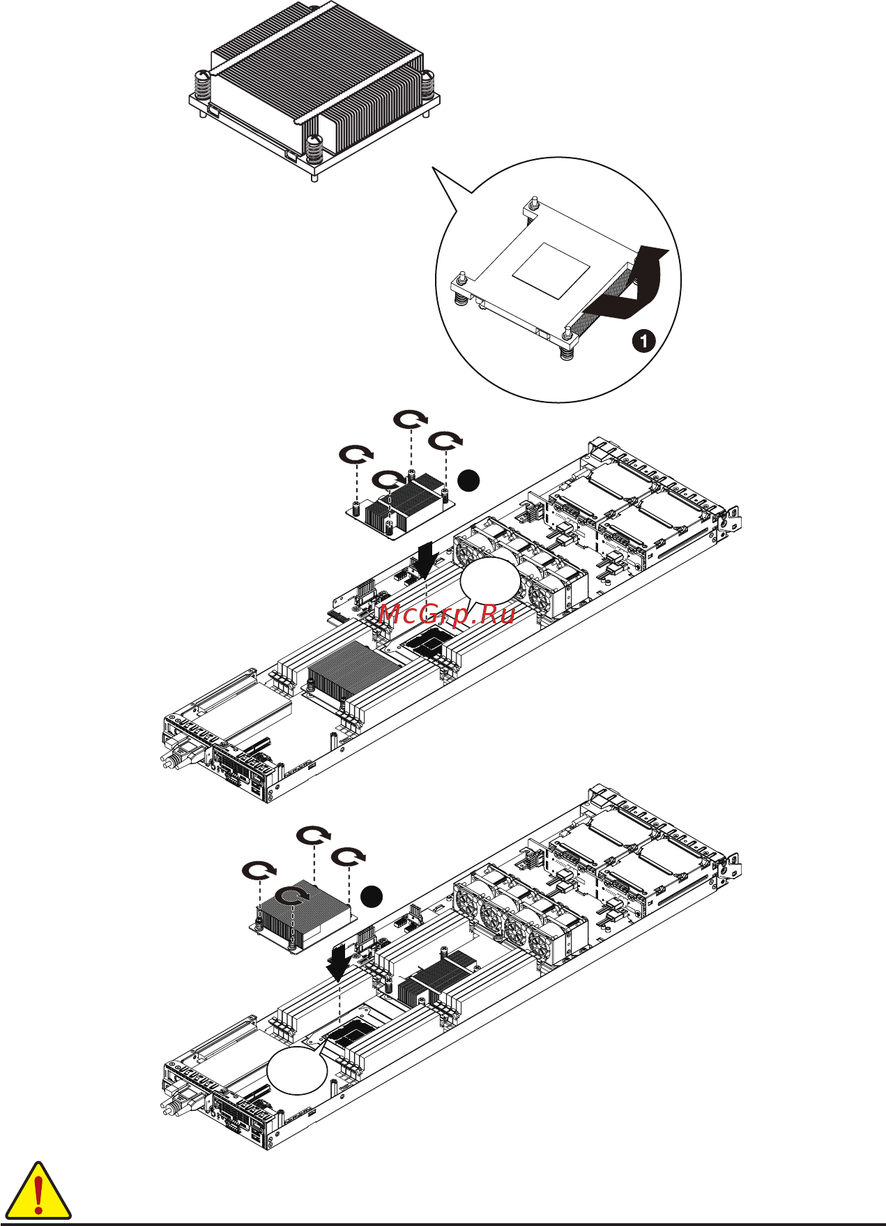 Gigabyte H270-F4G (rev. 100) [22/125] 6 installing the heat sink