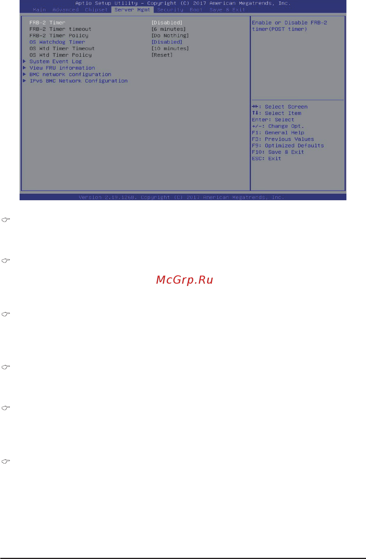 Gigabyte H261-3C0 (rev. 100) [102/123] Os wtd timer timeout