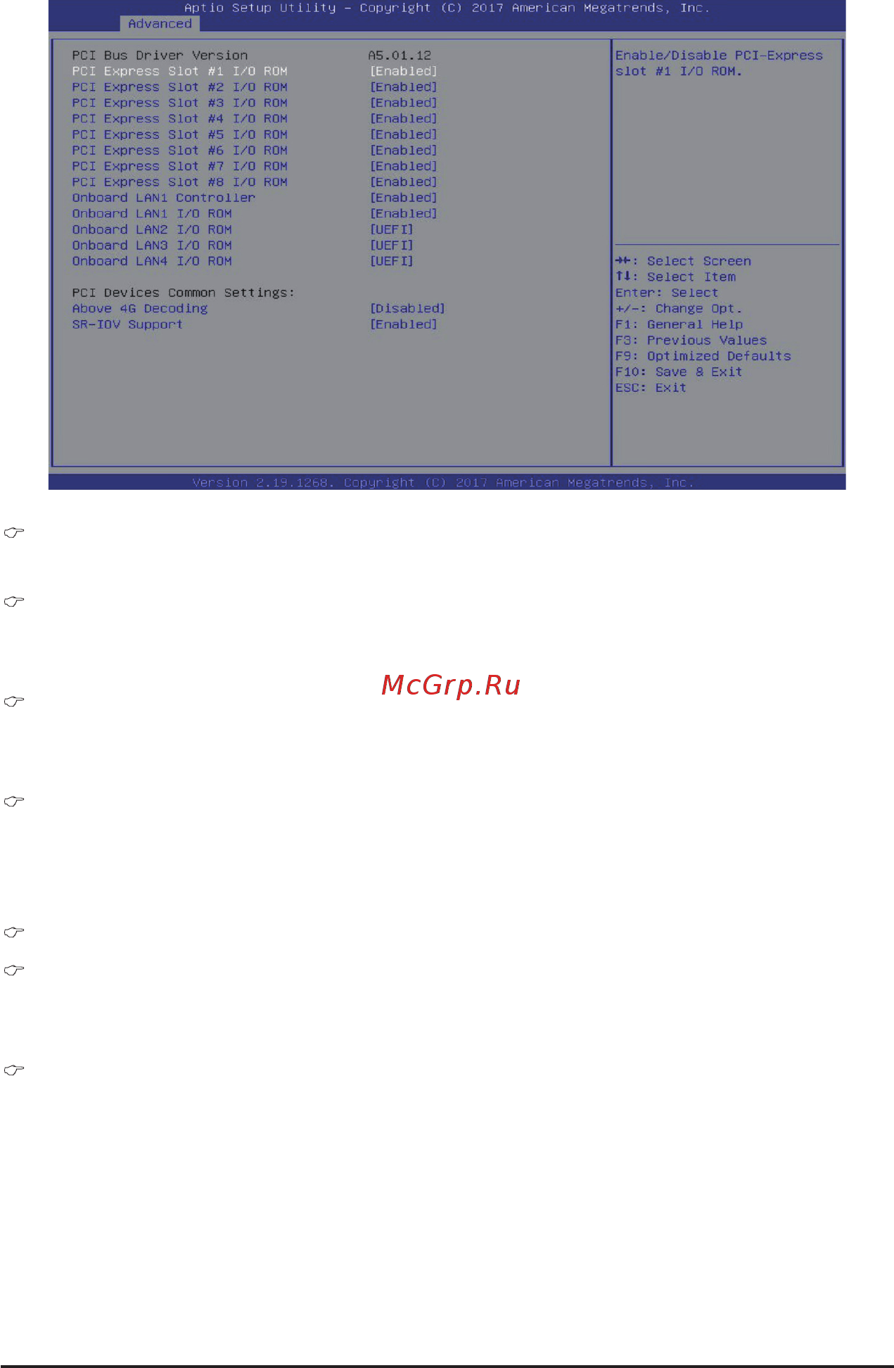 Gigabyte H261-3C0 (rev. 100) [61/123] Sr iov support