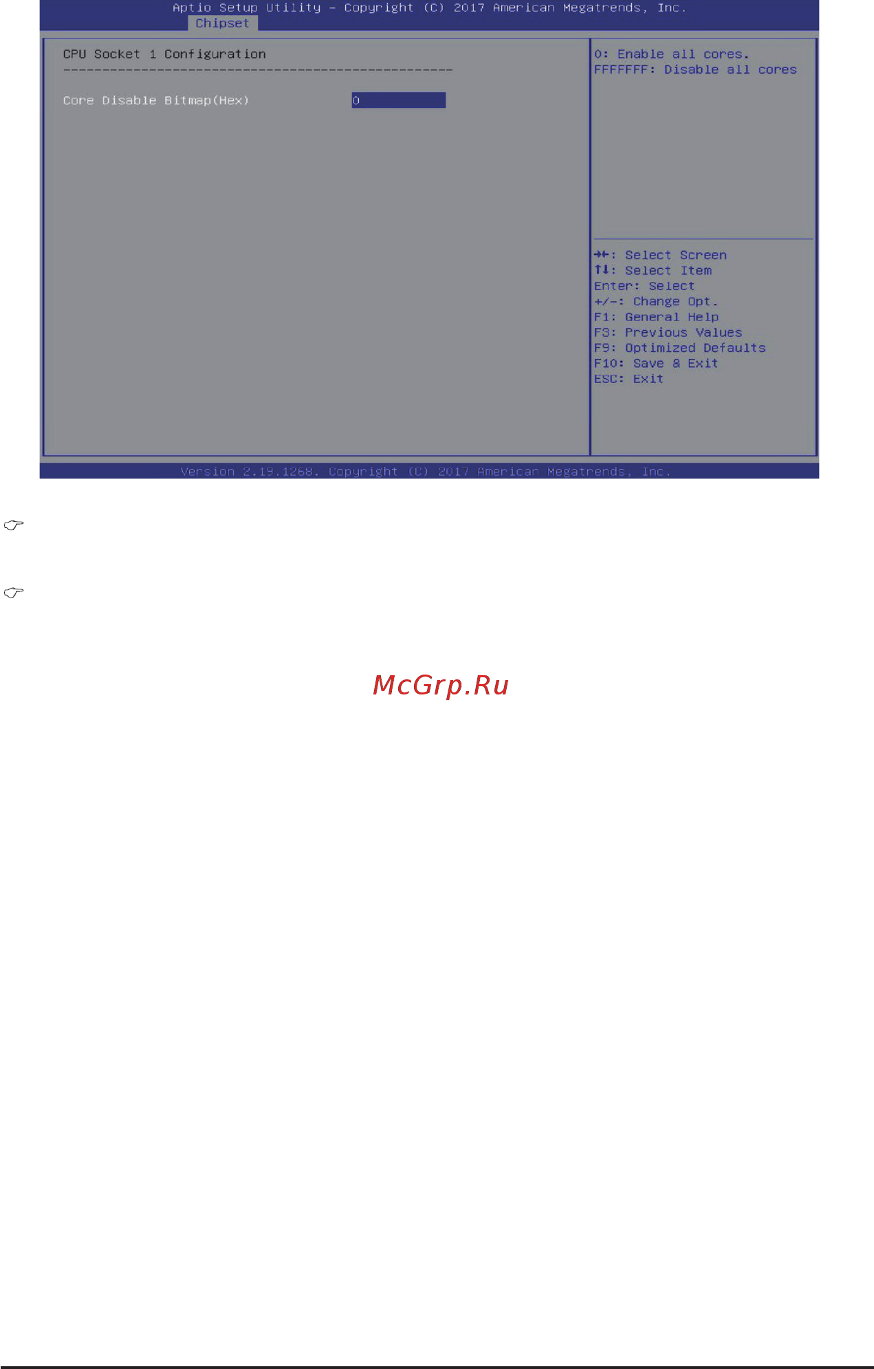 Gigabyte H261-3C0 (rev. 100) [73/123] Cpusocket0 1configuration