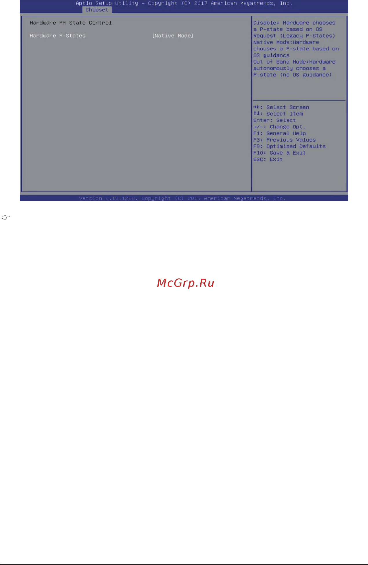 Gigabyte H261-3C0 (rev. 100) [86/123] Hardware p states