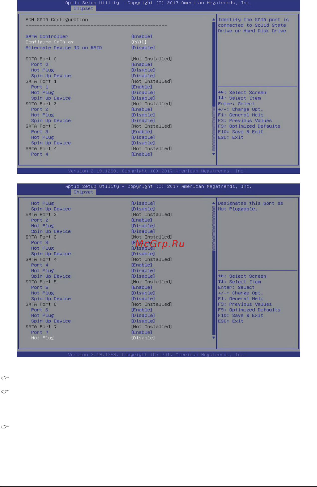 Gigabyte H261-3C0 (rev. 100) [92/123] Pchsataconfiguration sata controller s