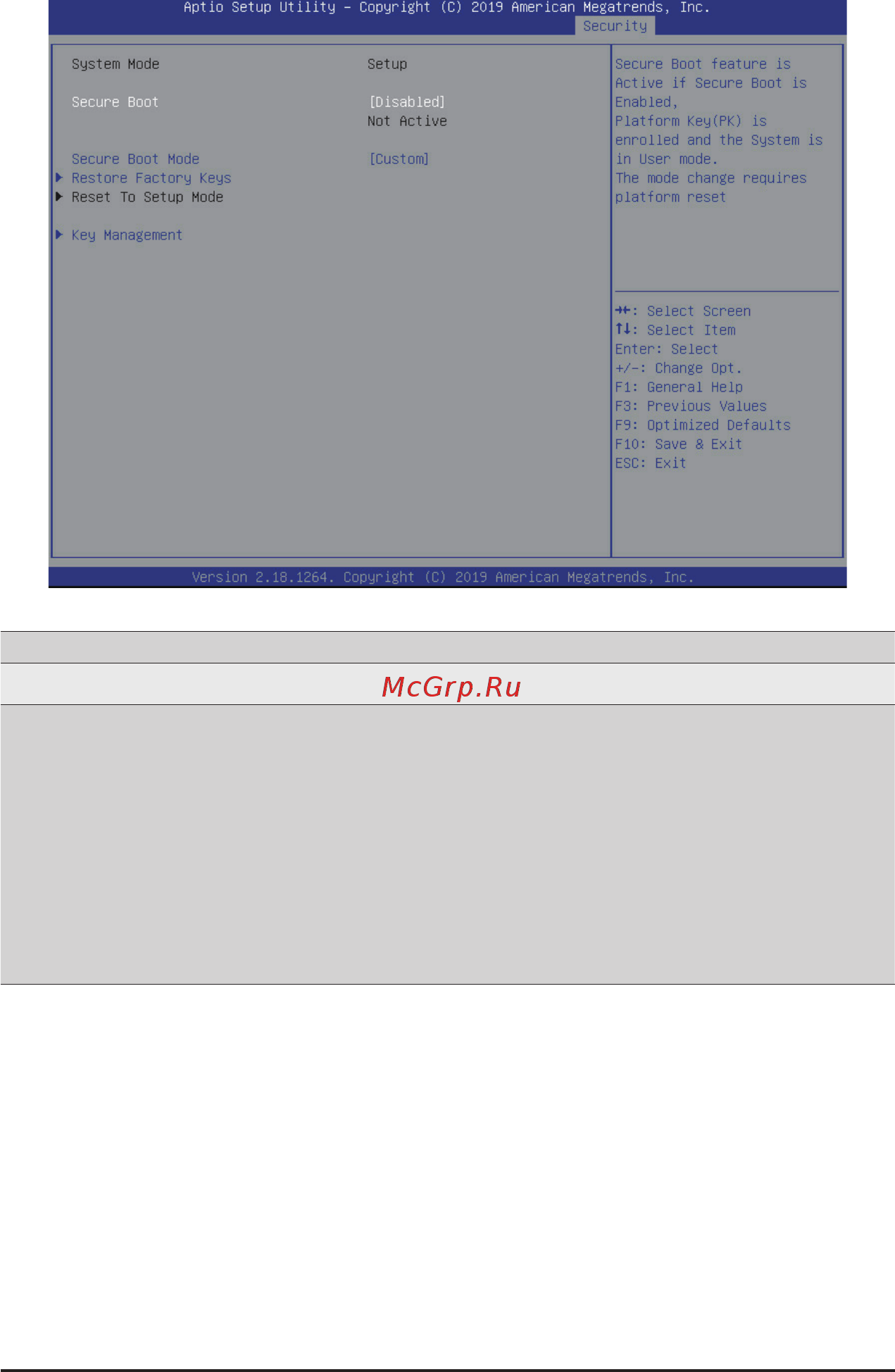 Gigabyte H261-Z60 (rev. A00) [105/130] 7 1 secure boot