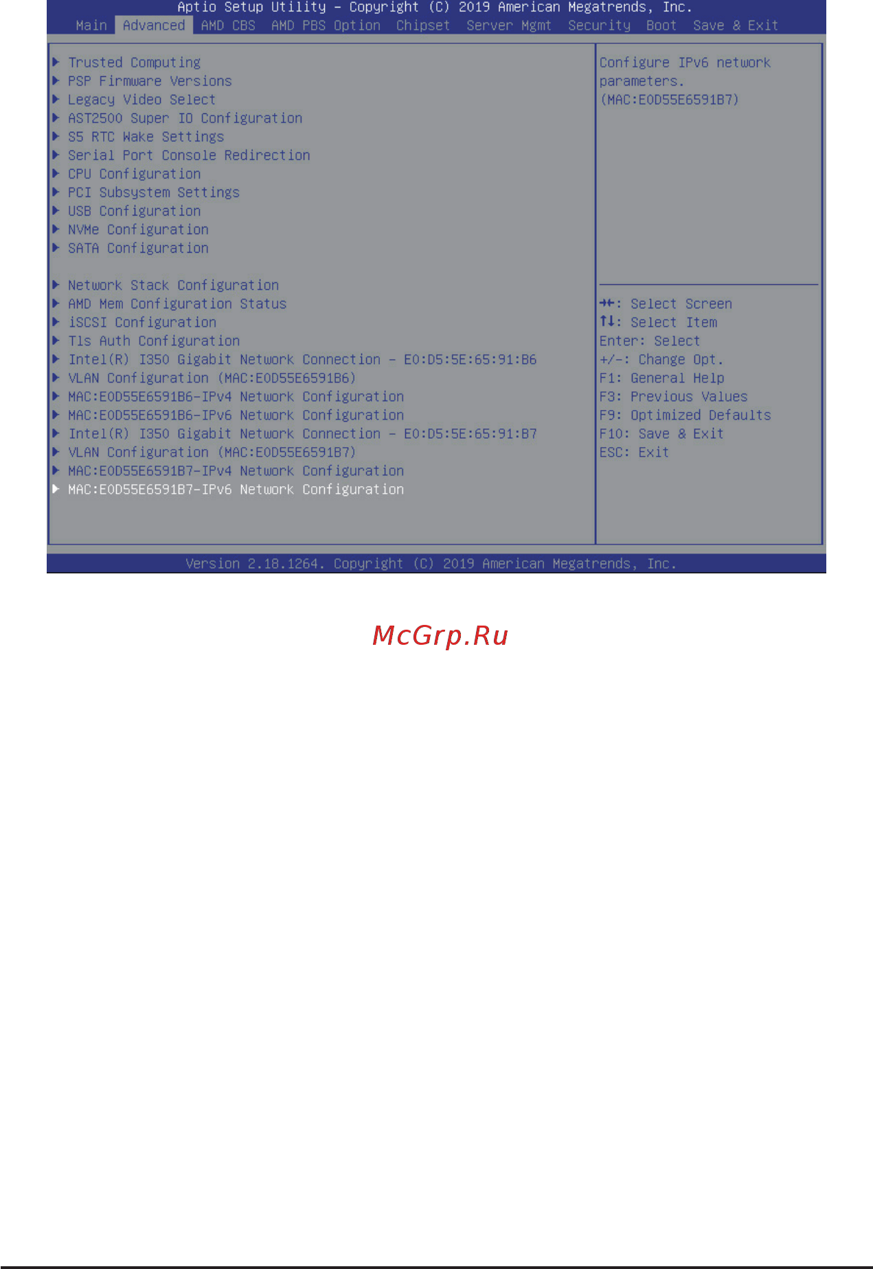 Gigabyte H261-Z60 (rev. A00) [49/130] 2 advanced menu