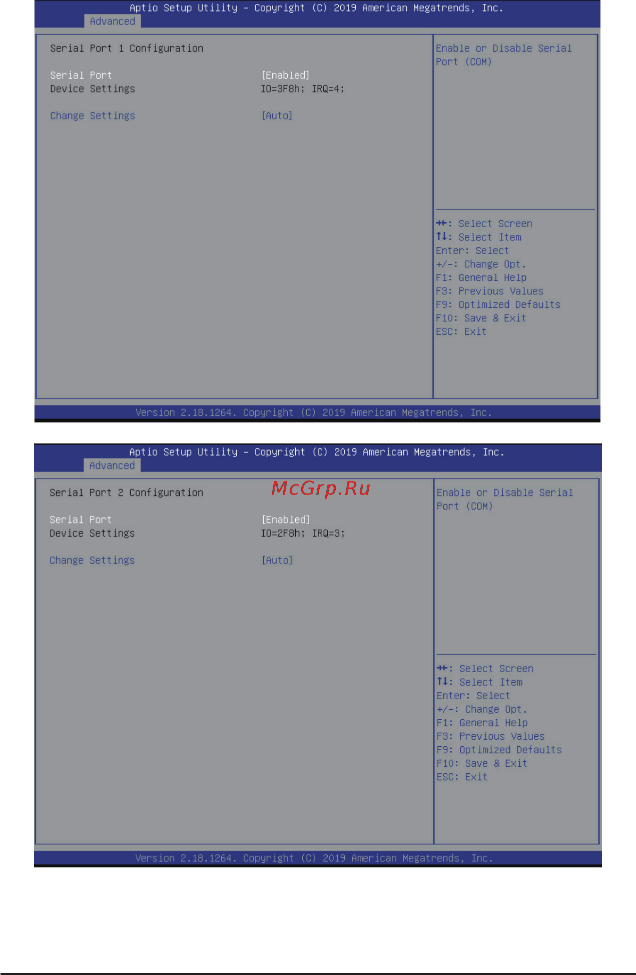 Gigabyte H261-Z61 (rev. A00) [54/130] 2 4 1 serial port 1 2 configuration