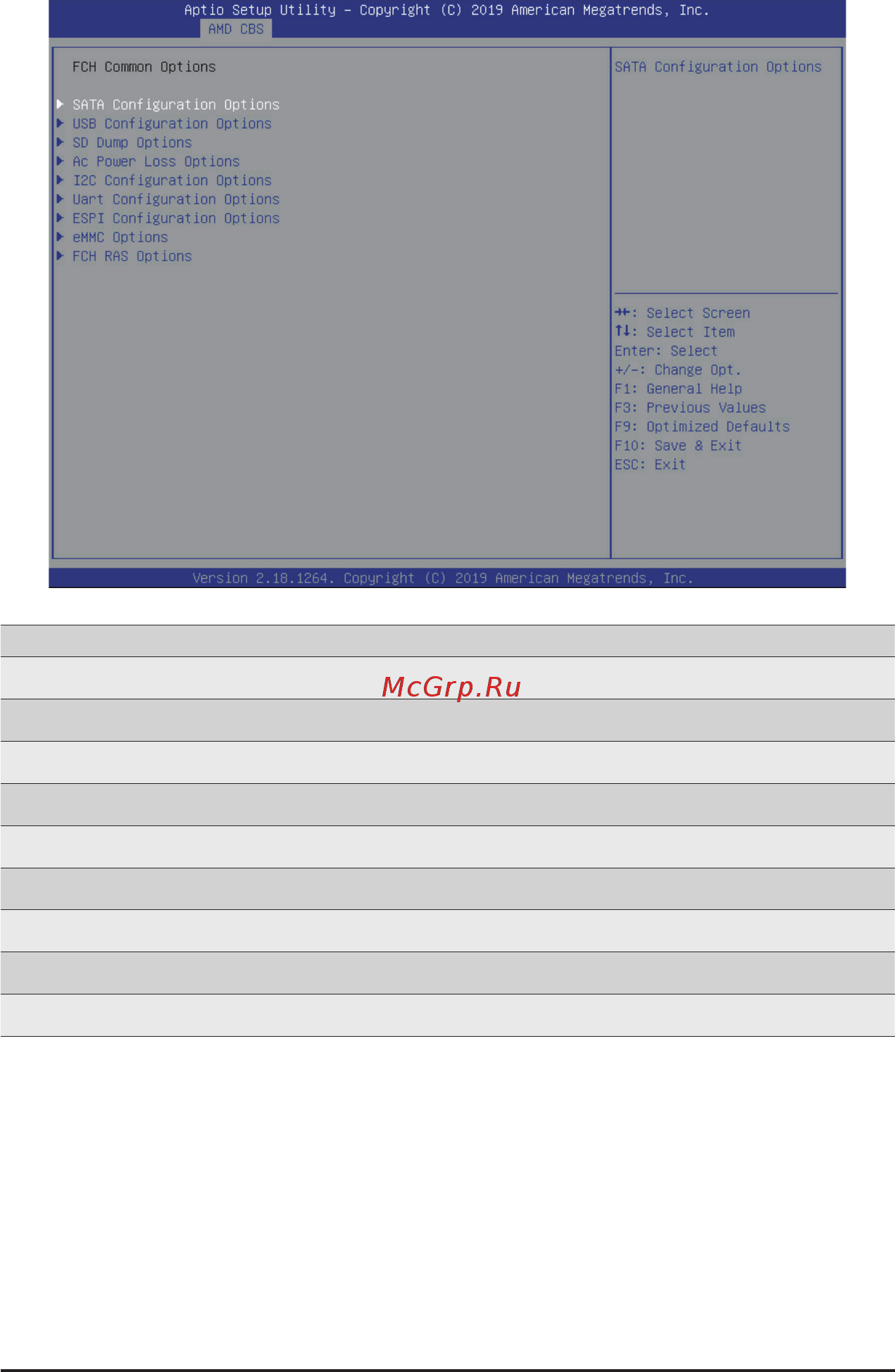 Gigabyte H261-Z61 (rev. A00) [90/130] 3 5 fch common options