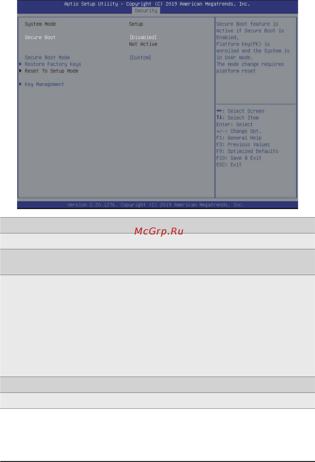 Gigabyte H261-NO0 (rev. 100) [101/113] 5 1 secure boot
