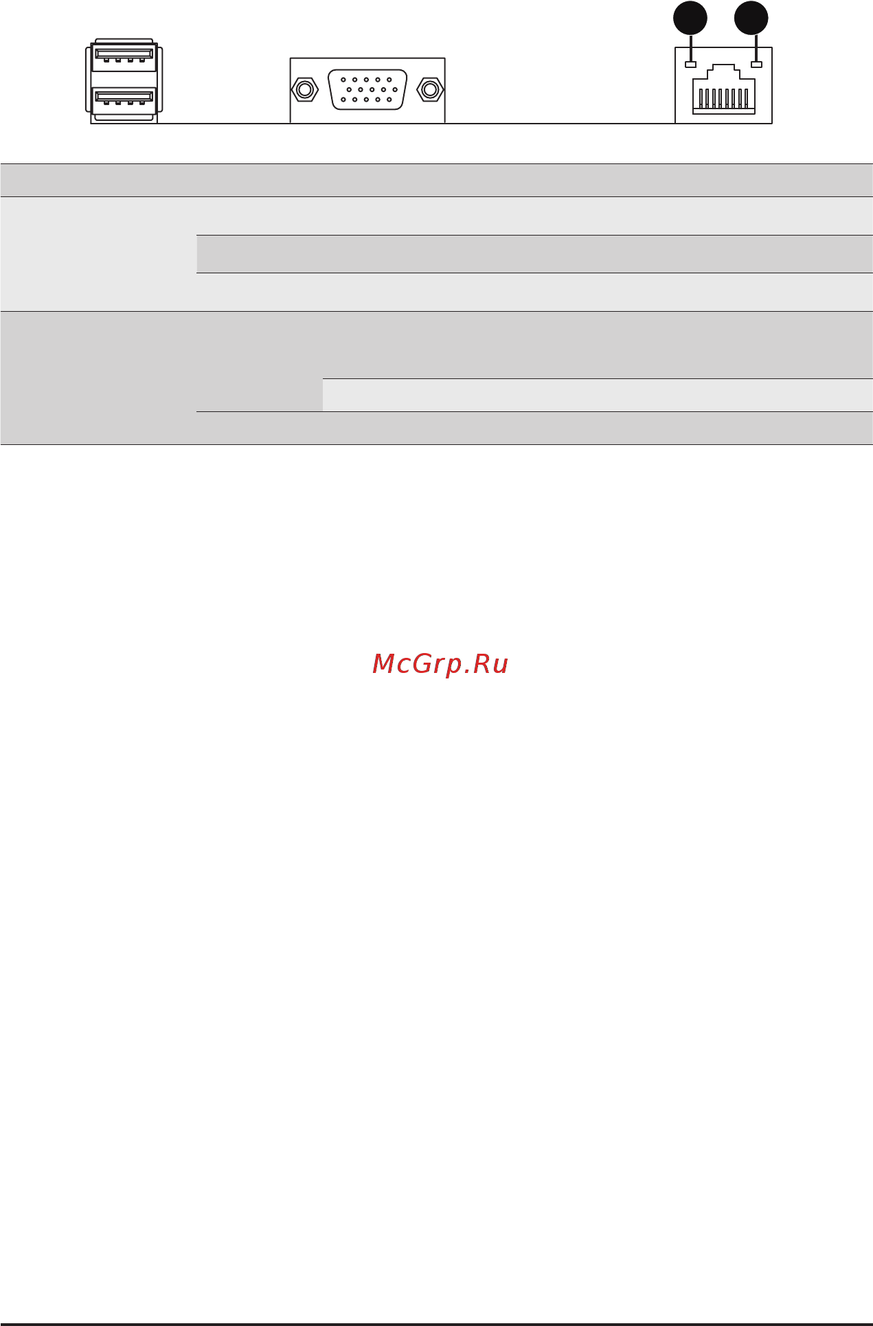 Gigabyte H261-NO0 (rev. 100) [22/113] 4 rear system lan leds