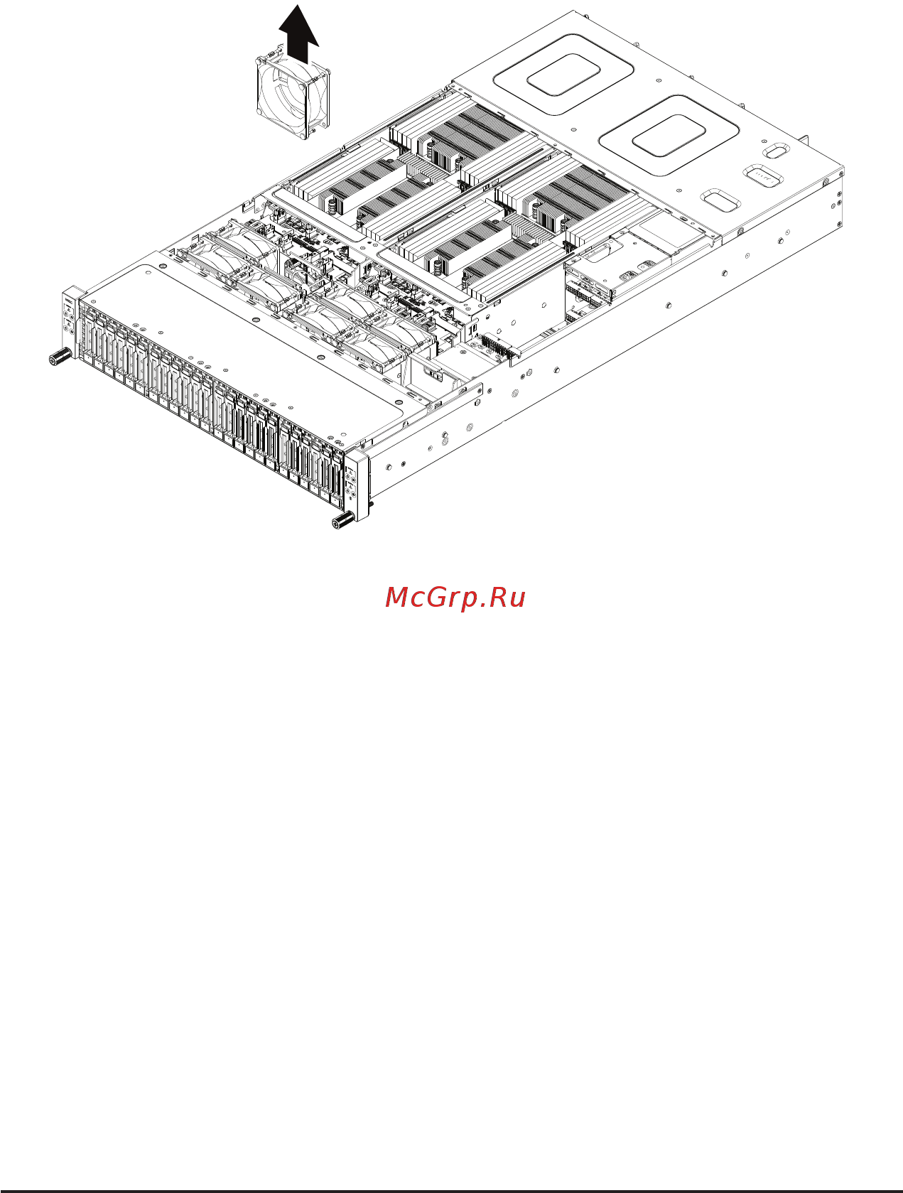 Gigabyte H261-NO0 (rev. 100) [39/113] 10 replacing the fan assembly