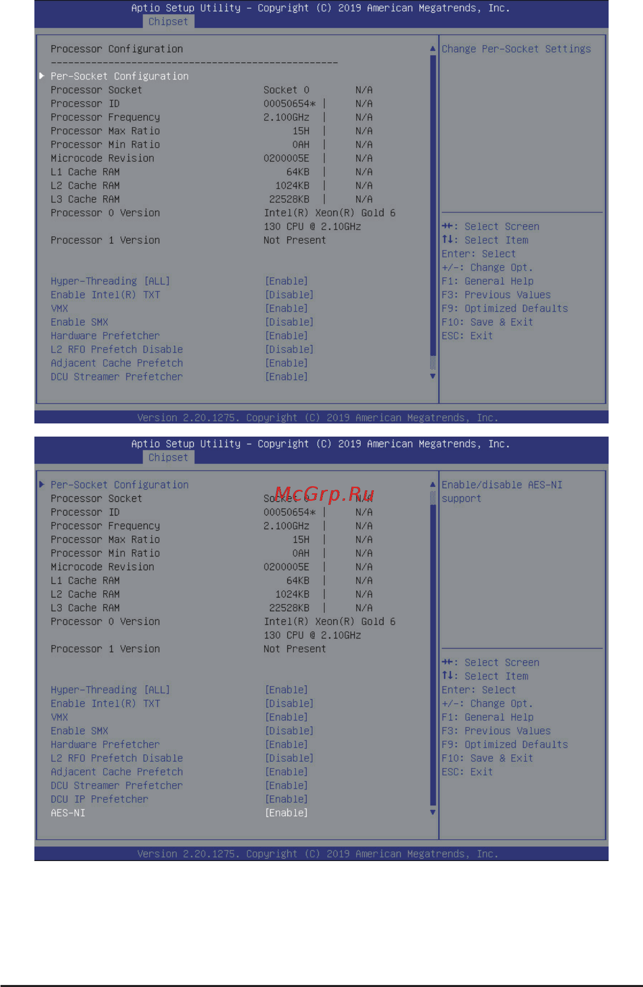 Gigabyte H261-NO0 (rev. 100) [74/113] 3 1 processor configuration