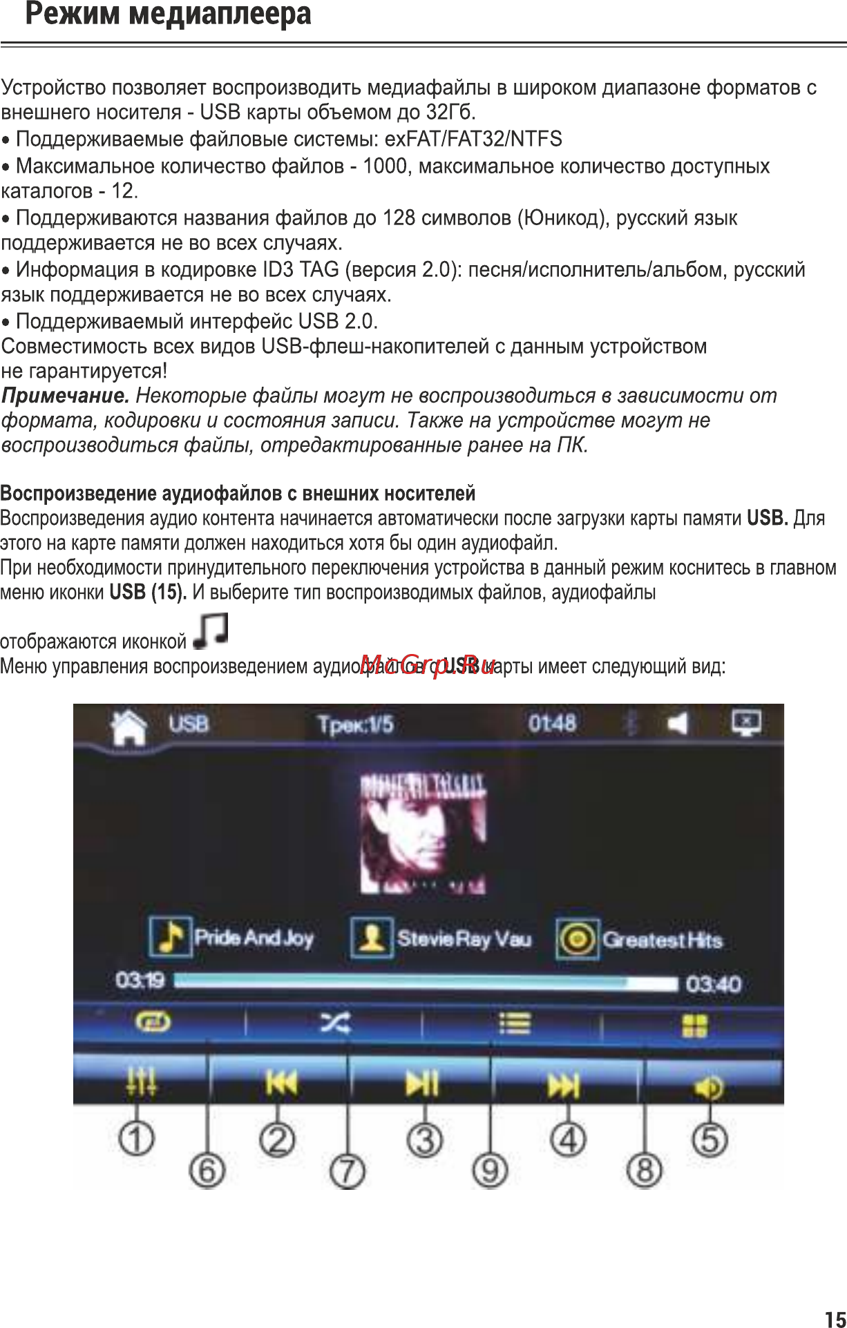 ACV AVD-6600 [16/32] Режим медиаплеера