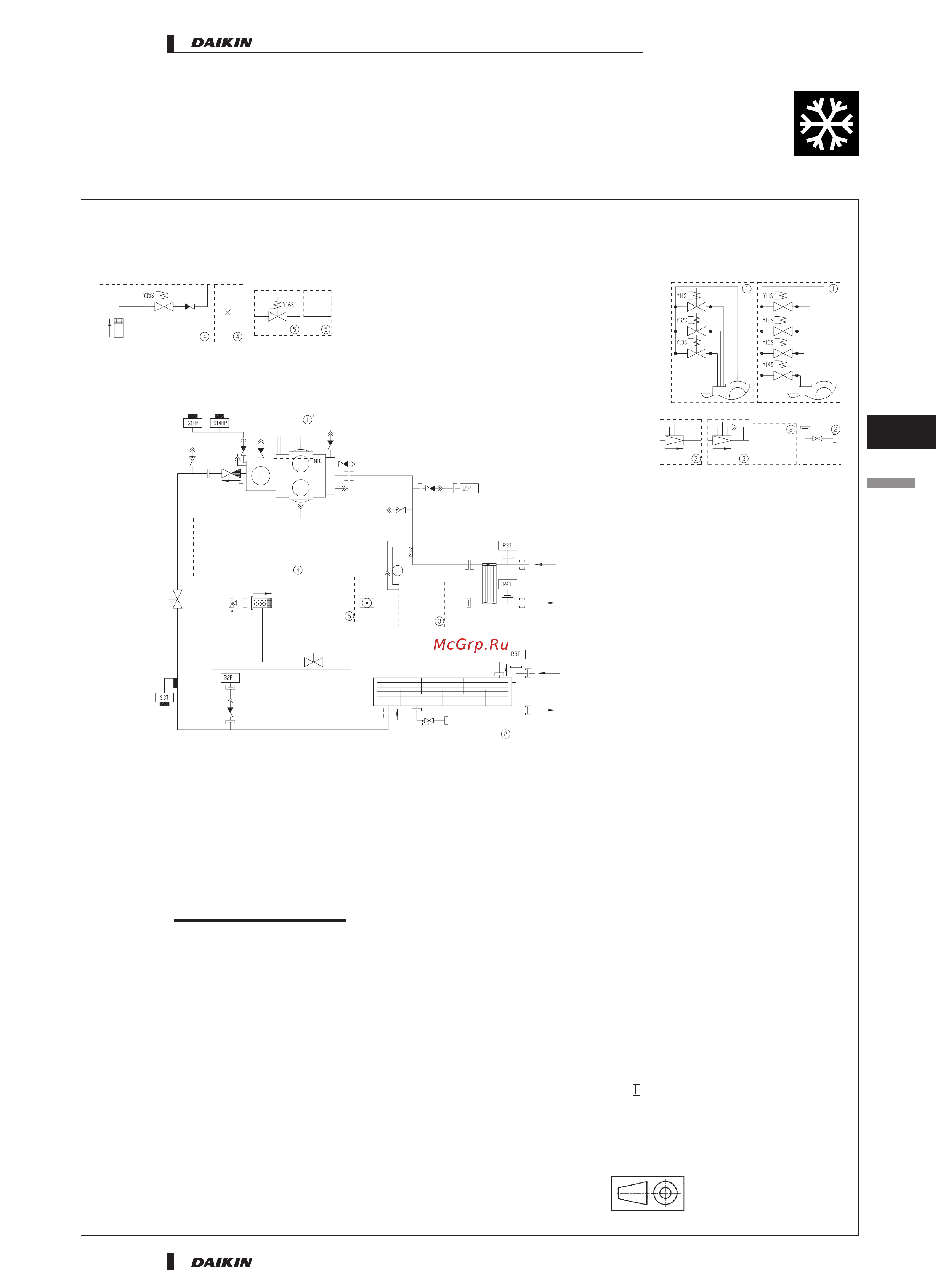 Daikin EUW(*)60КХ [19/40] Piping diagrams