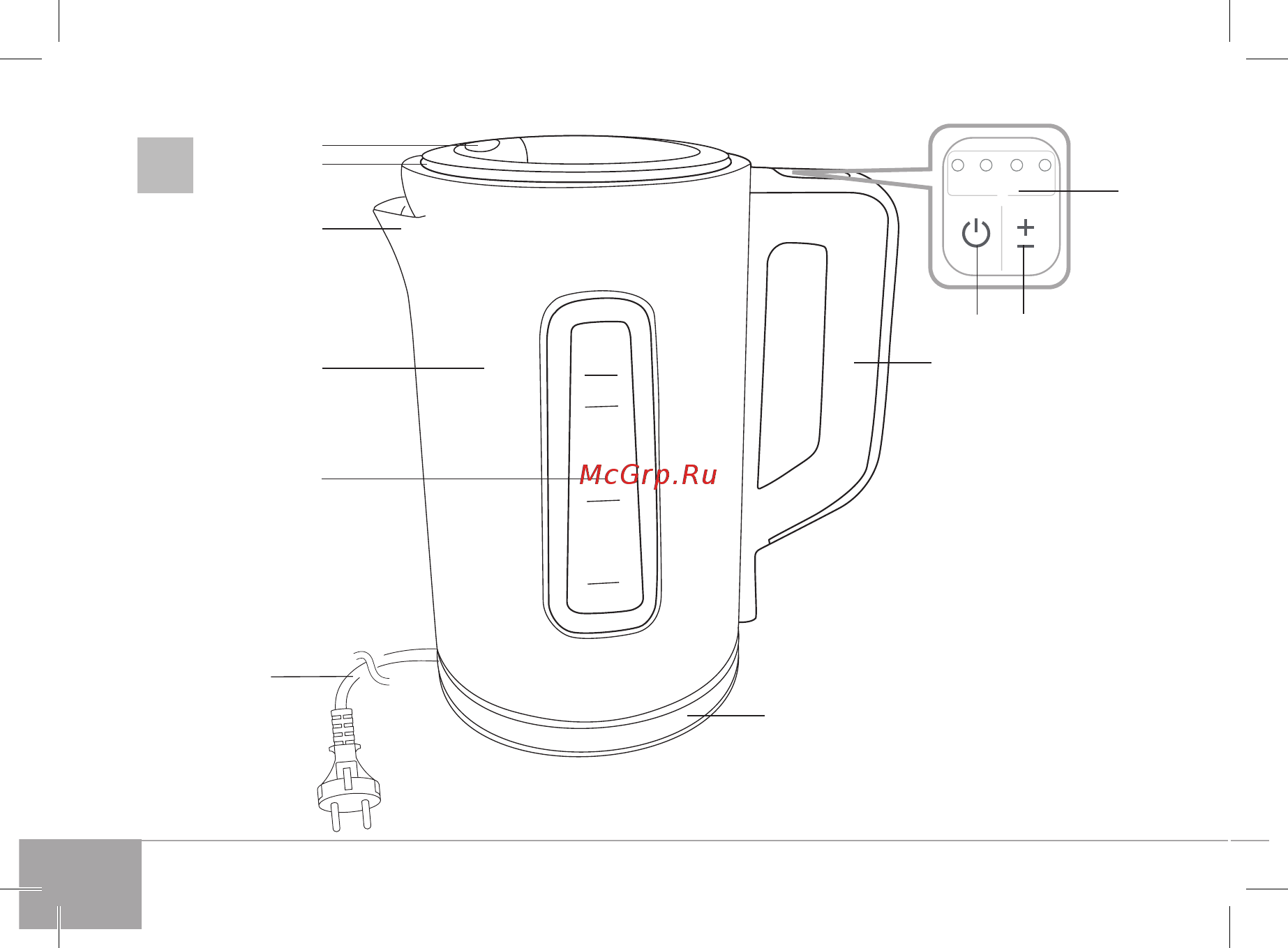 Redmond RK-M139S SkyKettle Инструкция по эксплуатации онлайн [4/36] 731799