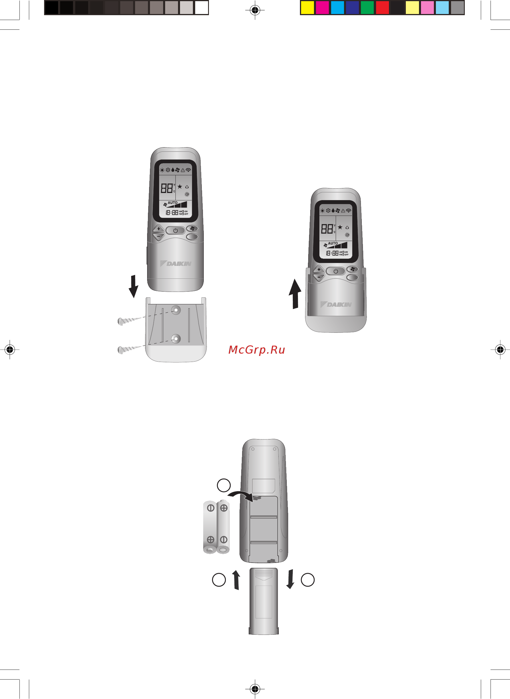 Daikin FWF02CATNMV1 Инструкция по эксплуатации онлайн [3/8] 536898