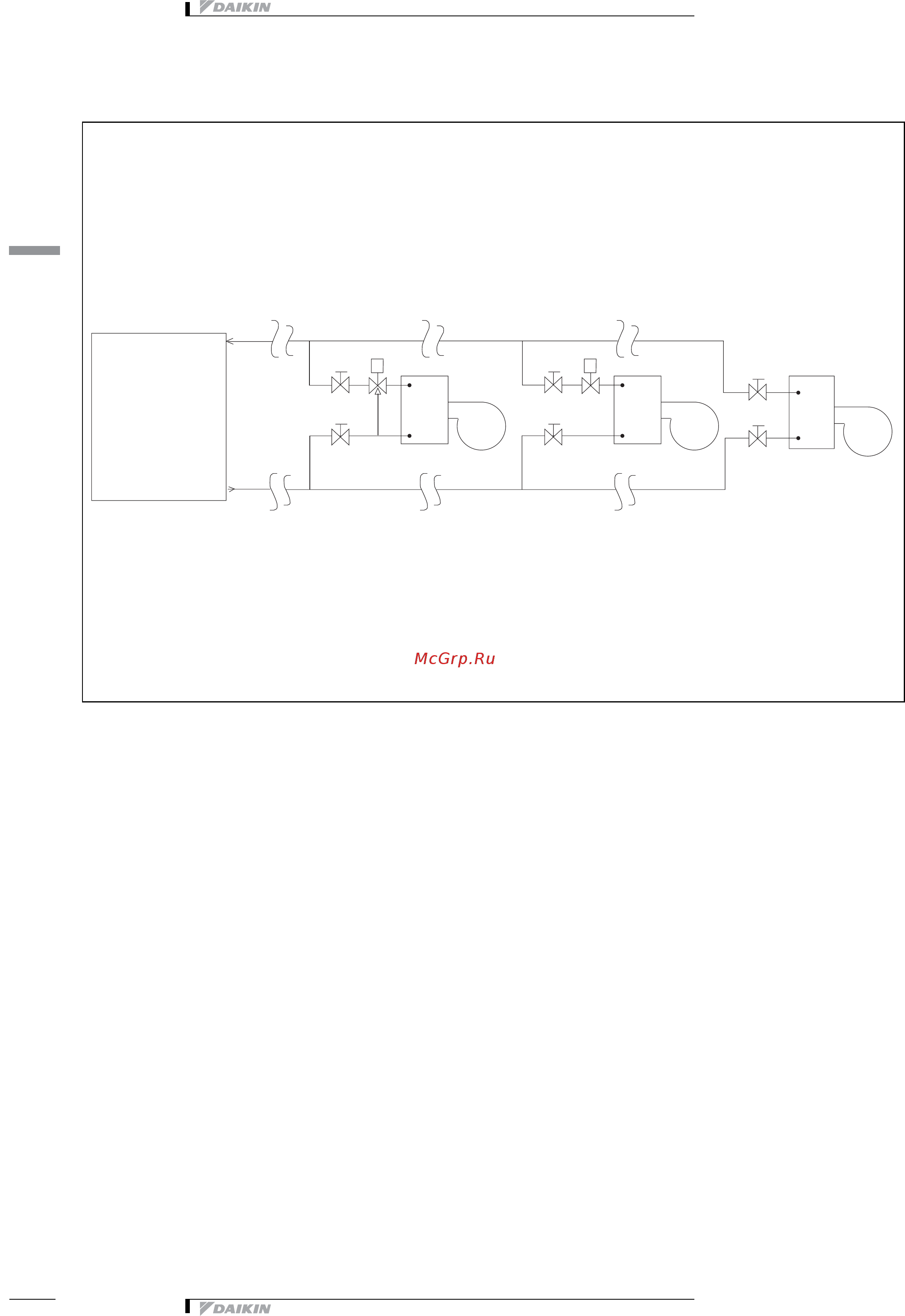 Daikin FWT02CT [8/13] Схемы трубопроводов