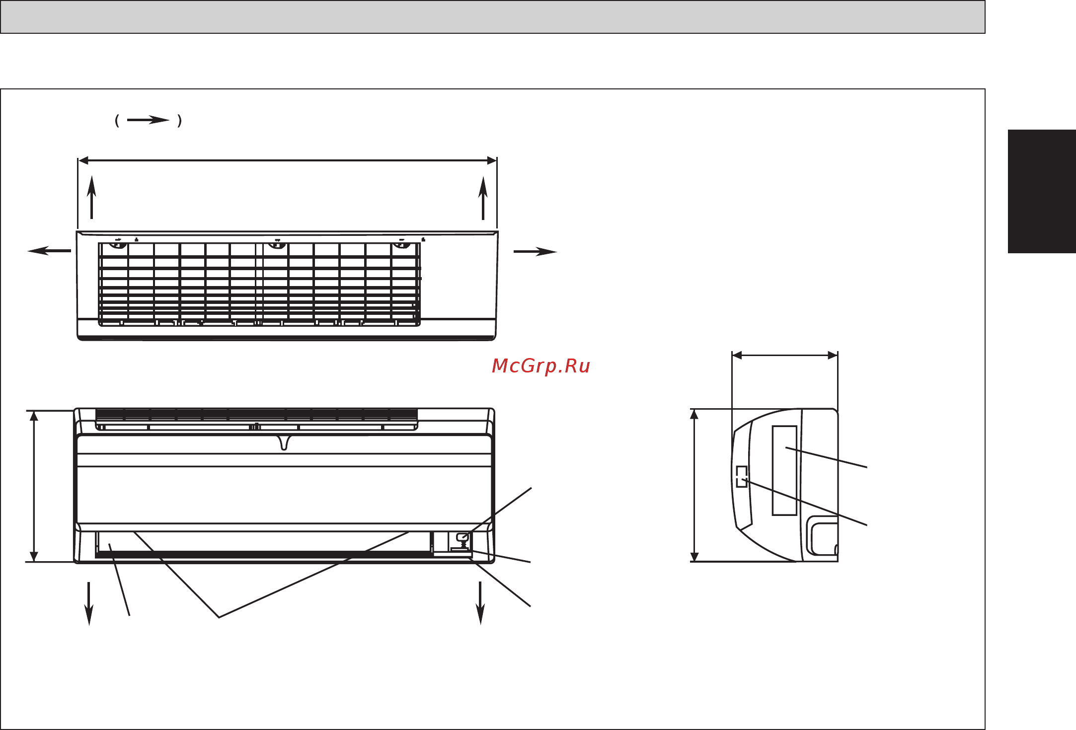 Daikin FWT06CATNMV1 [15/140] Auslegung und abmessungen