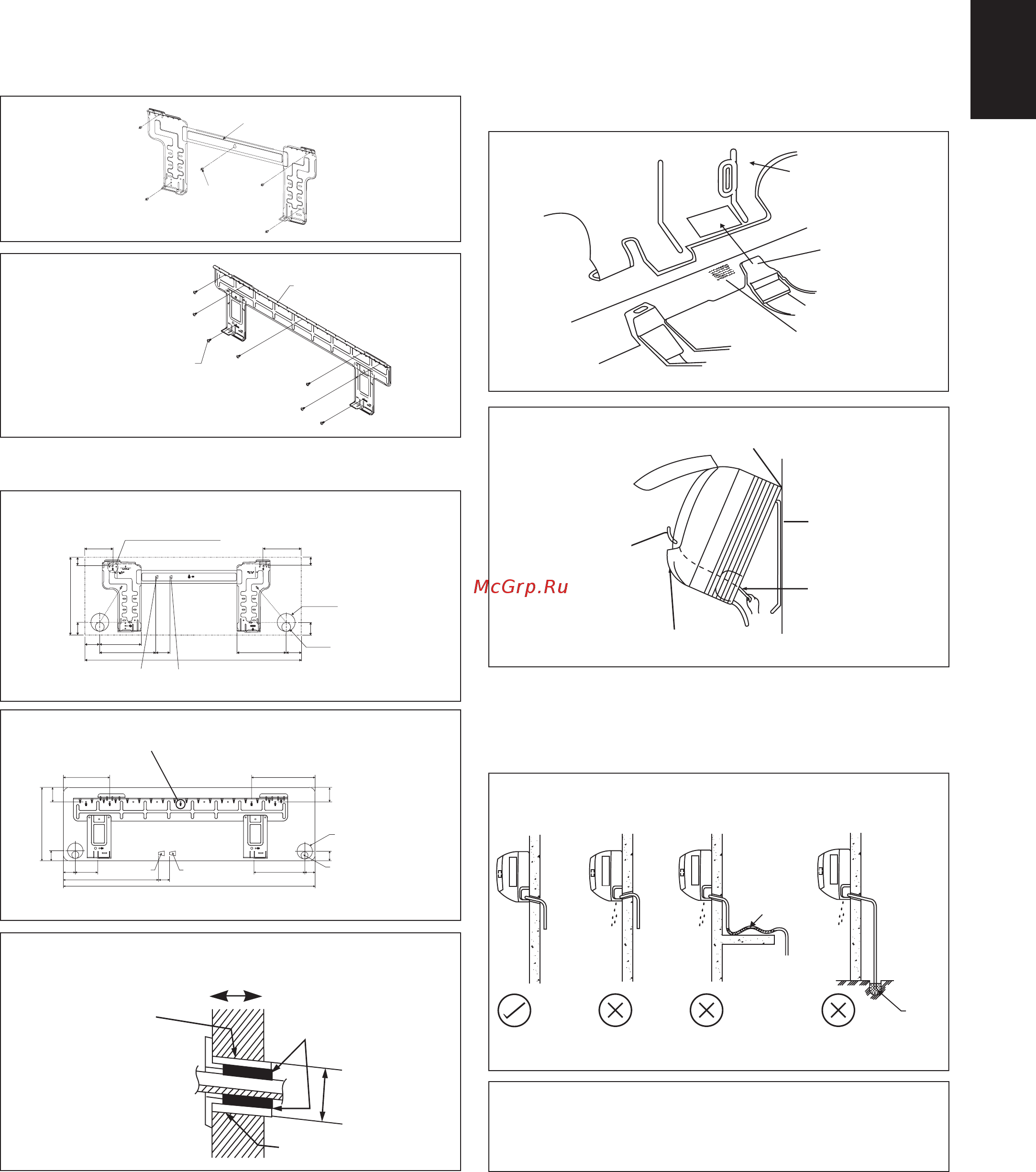 Daikin FWT03GATNMV1 [19/140] Montage der installations halterungsplatte