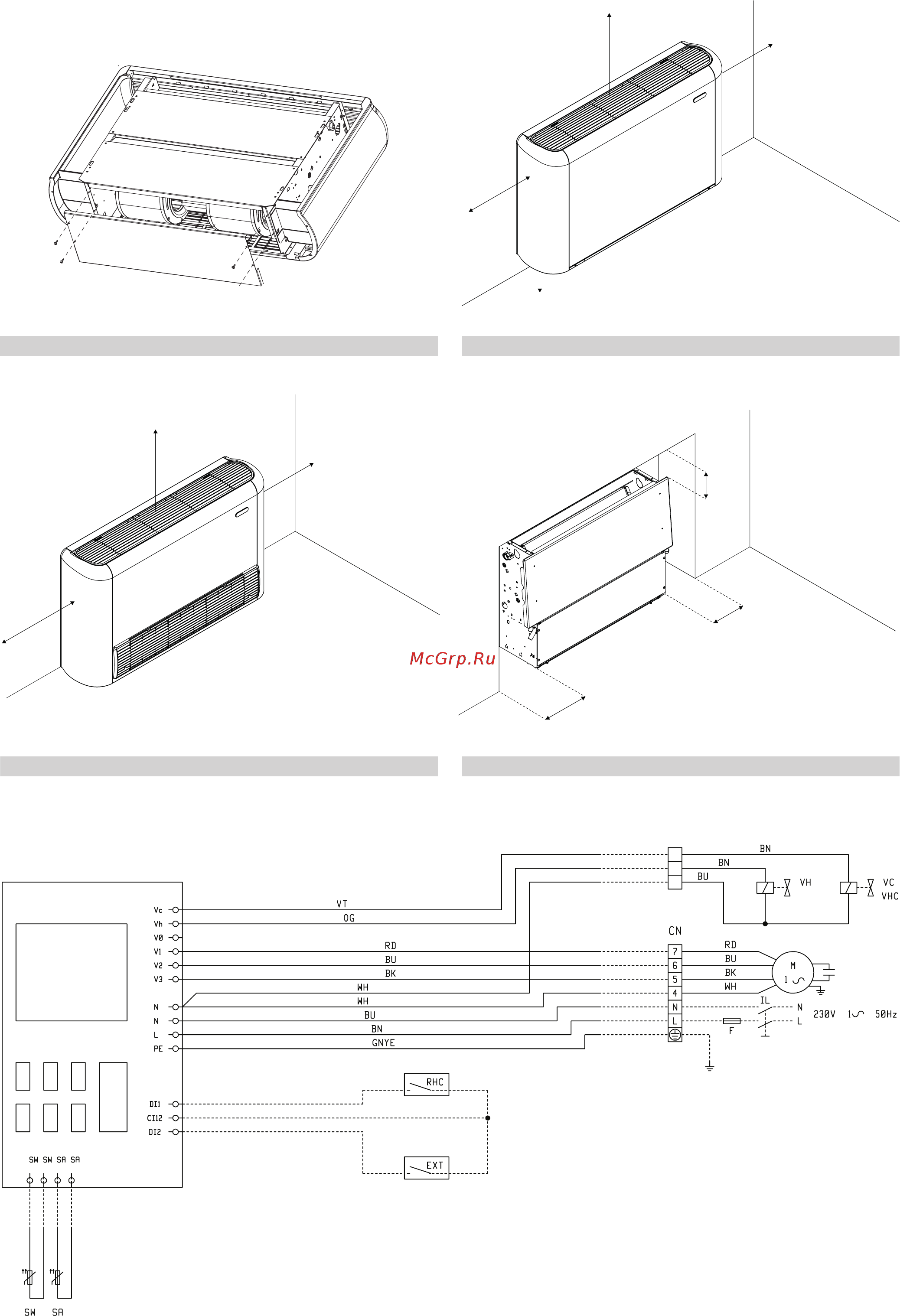 Daikin FWV35DATV3 [3/42] Fwec1 fwv l m