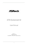 ASRock X79 Extreme4-M Инструкция