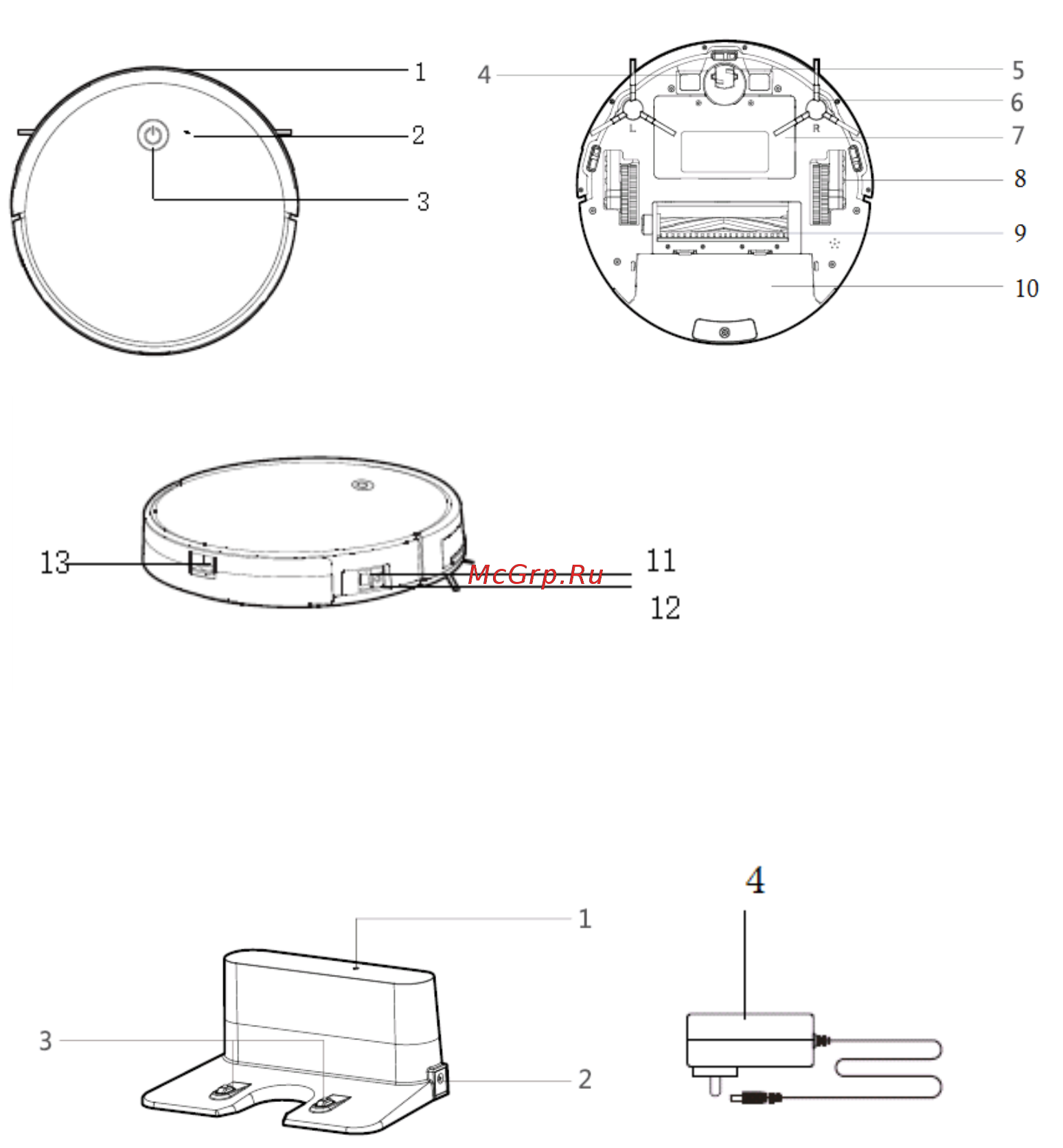 Polaris PVCR 3300 IQ Home Aqua Инструкция по эксплуатации онлайн [2/185] 537136
