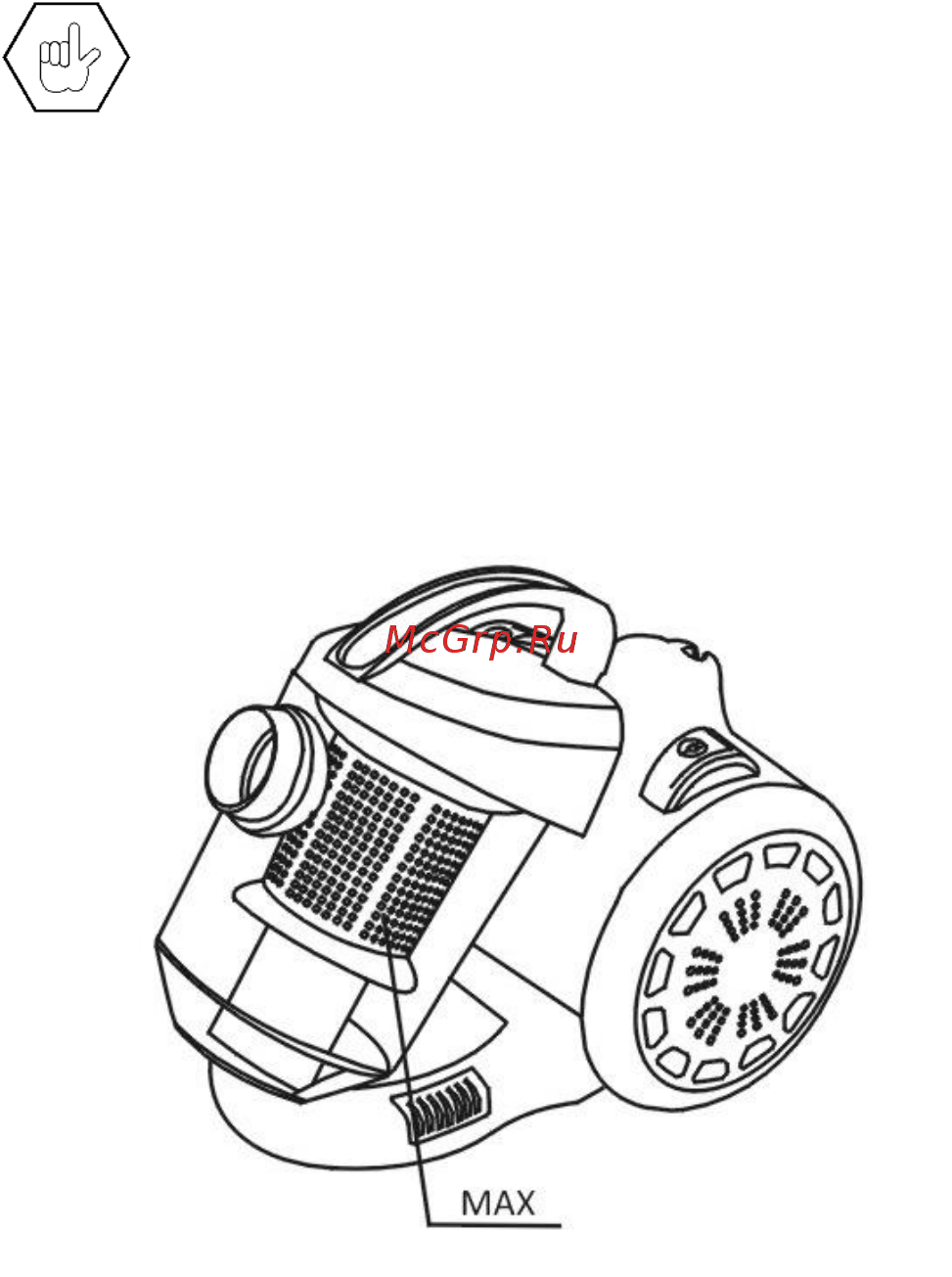 Polaris PVC 1518 [20/37] Чищення контейнера для збору пилу