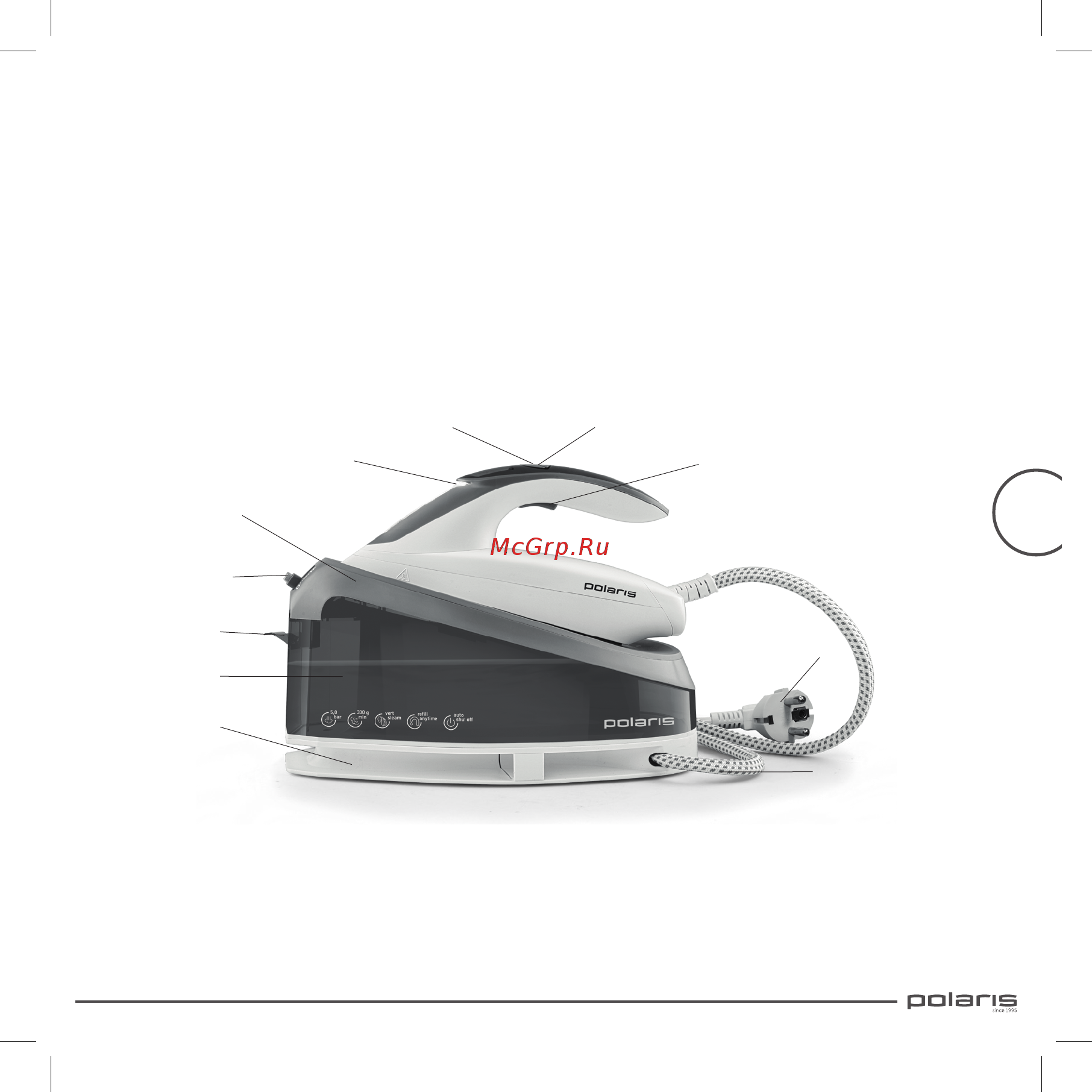 Polaris PSS 7520K [11/61] Описание прибора