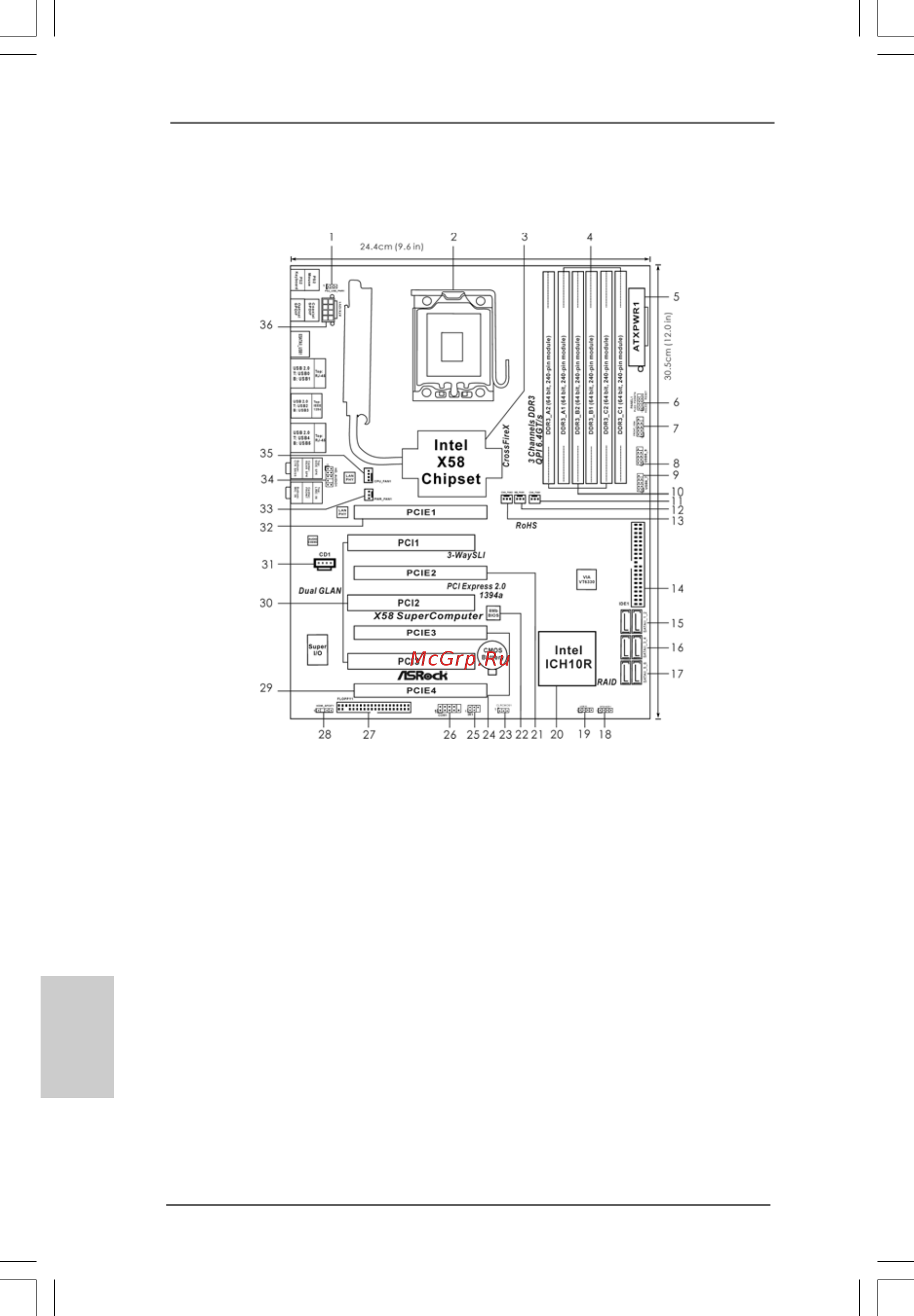 ASRock X58 SuperComputer [2/194] Motherboard layout motherboard layout motherboard layout motherboard layout motherboard layout