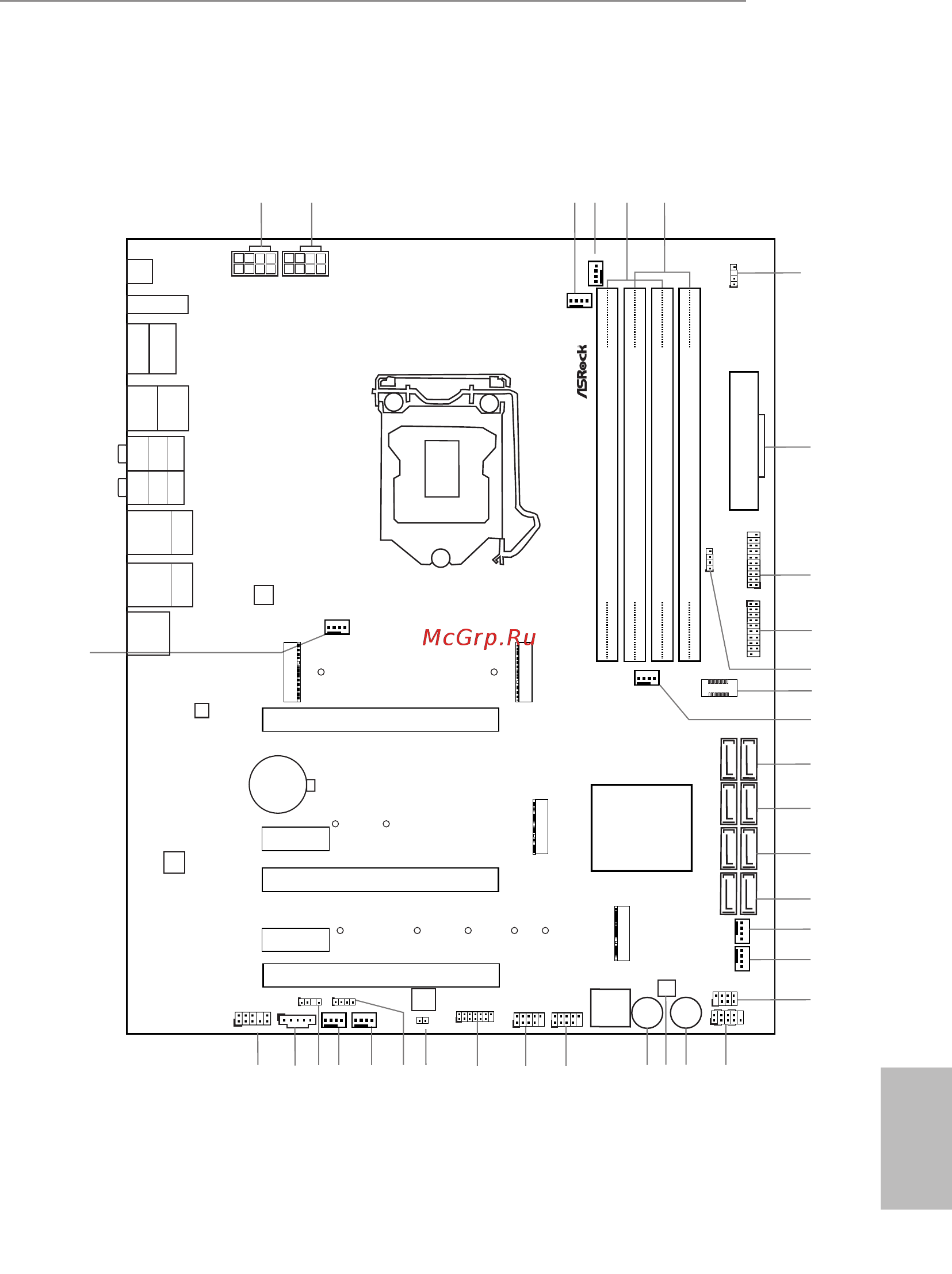 ASRock Z490 Taichi [5/253] Motherboard layout