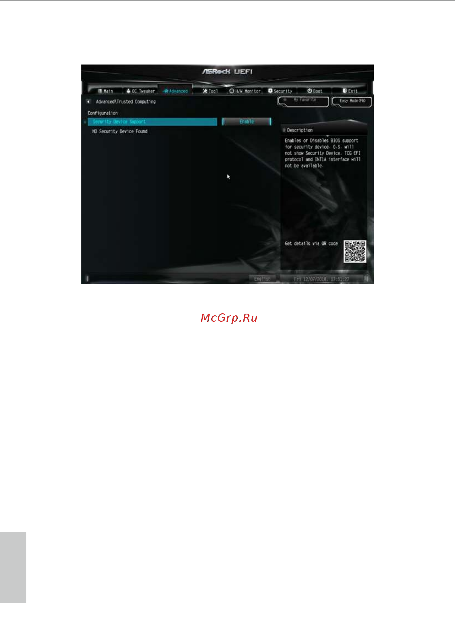 ASRock H310M-HDV/M.2 [65/77] Trusted computing